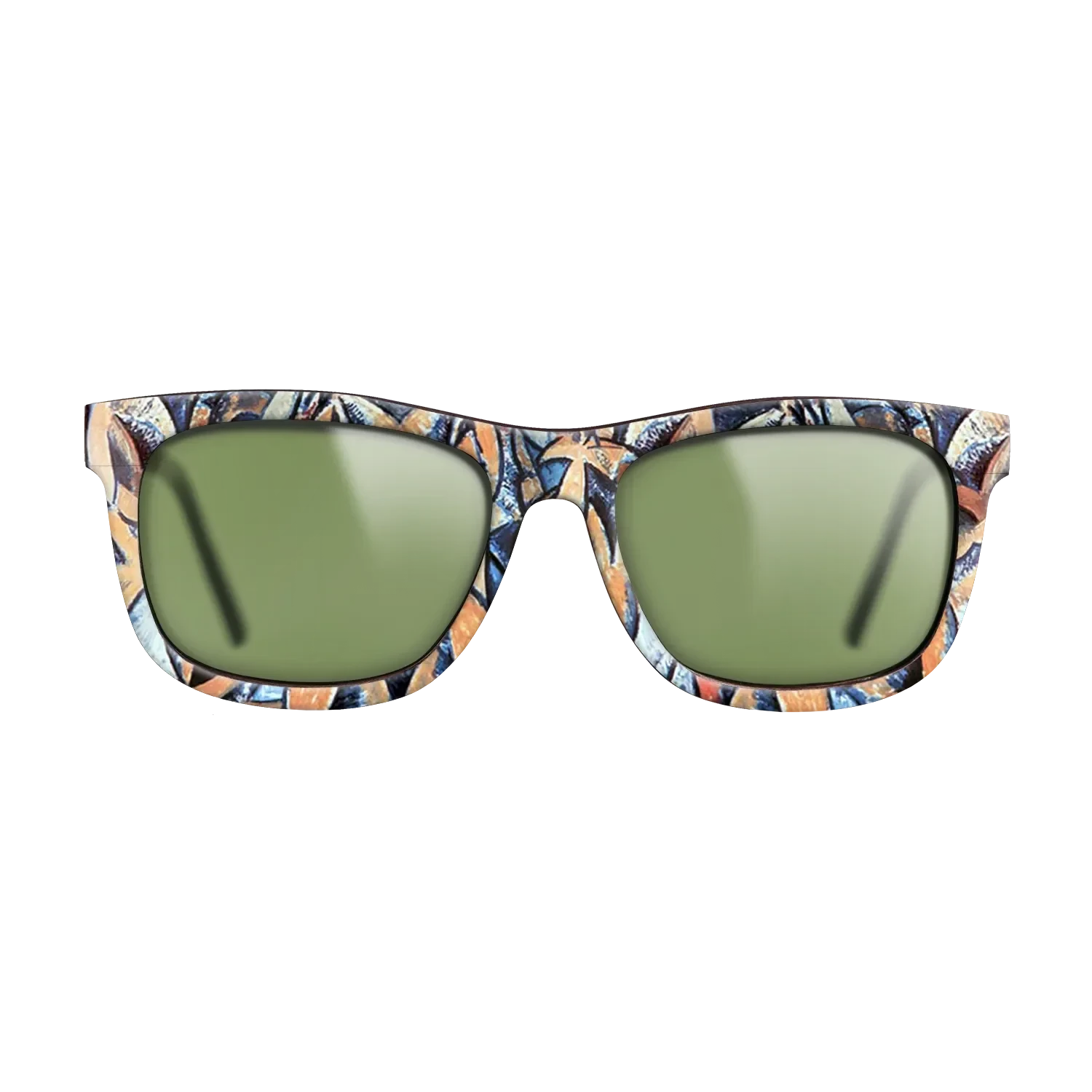 Oil Painting on Straight Grain Walnut: Rococo - Three women (Rhythmical version), 1908 - Pablo Picasso - The Hero - Square - 806 - SIRIS wood optic