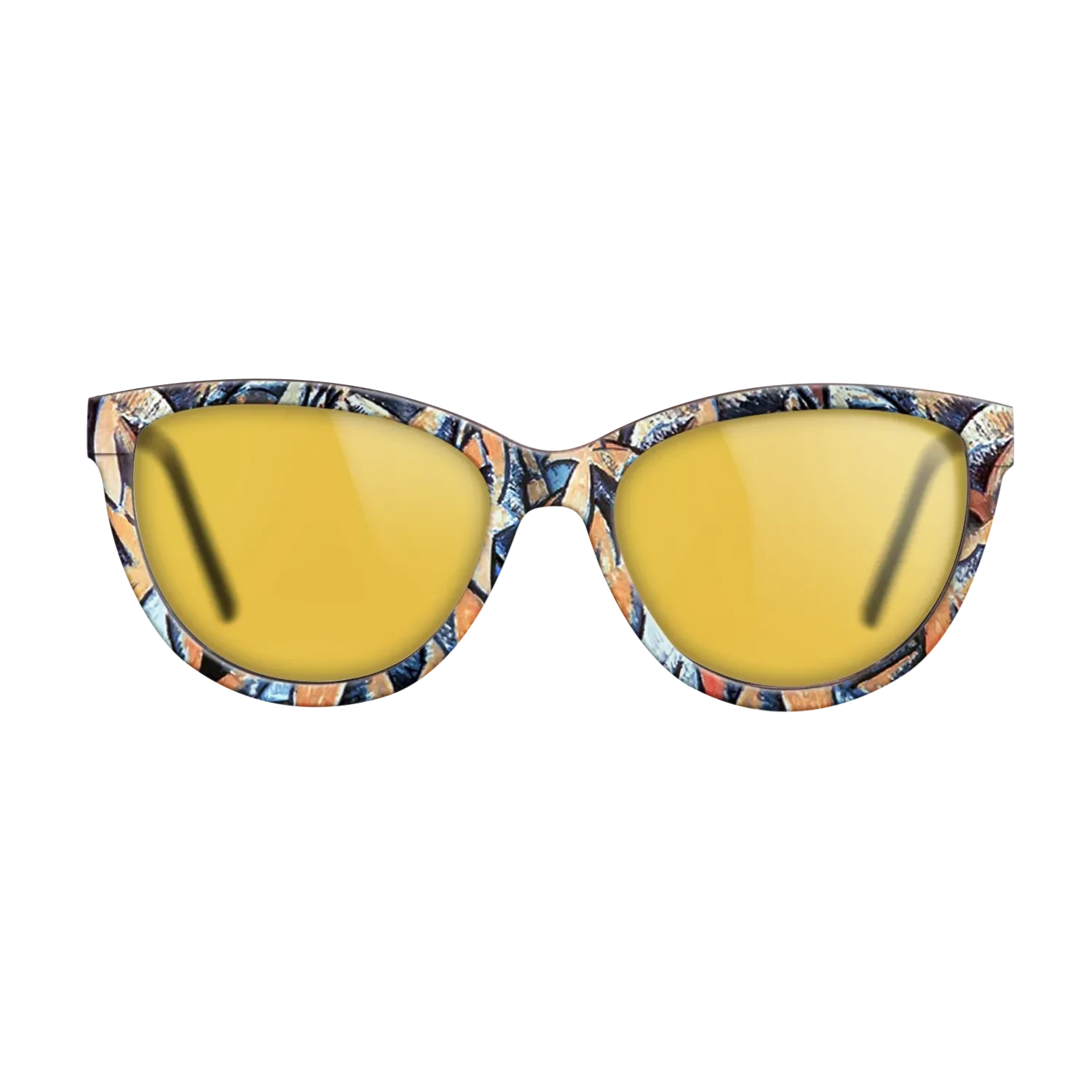 Oil Painting on Straight Grain Walnut: Rococo - Three women (Rhythmical version), 1908 - Pablo Picasso - The Maiden - Cat - 806 - SIRIS wood optic