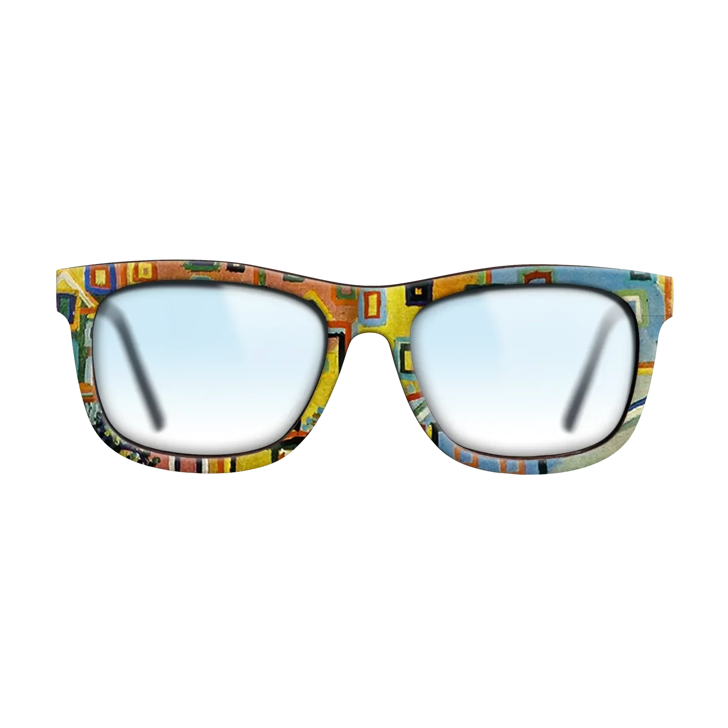 Oil Painting on Straight Grain Walnut: Rococo - Untitled, 1937 - Pablo Picasso - The Hero - Square - 1813 - SIRIS wood optic