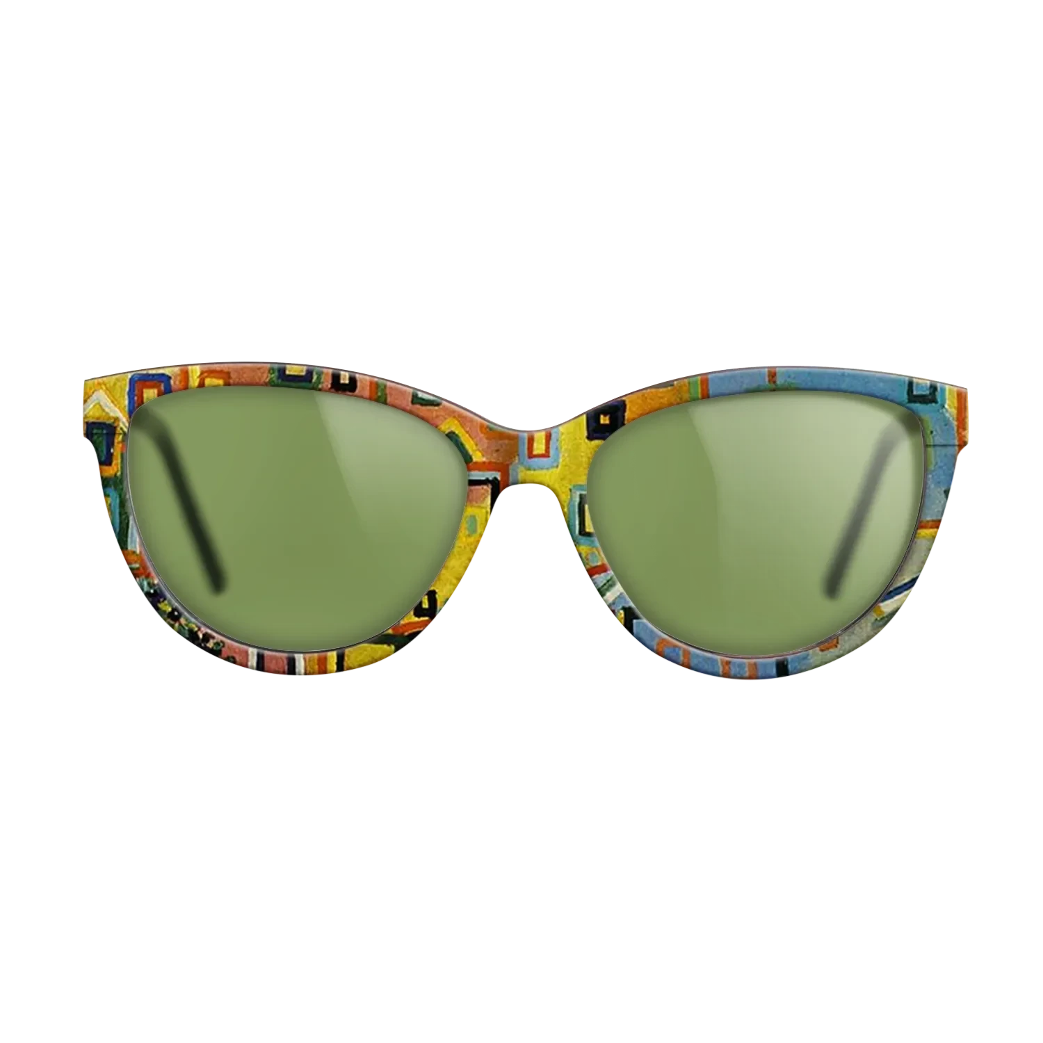 Oil Painting on Straight Grain Walnut: Rococo - Untitled, 1937 - Pablo Picasso - The Maiden - Cat - 1813 - SIRIS wood optic