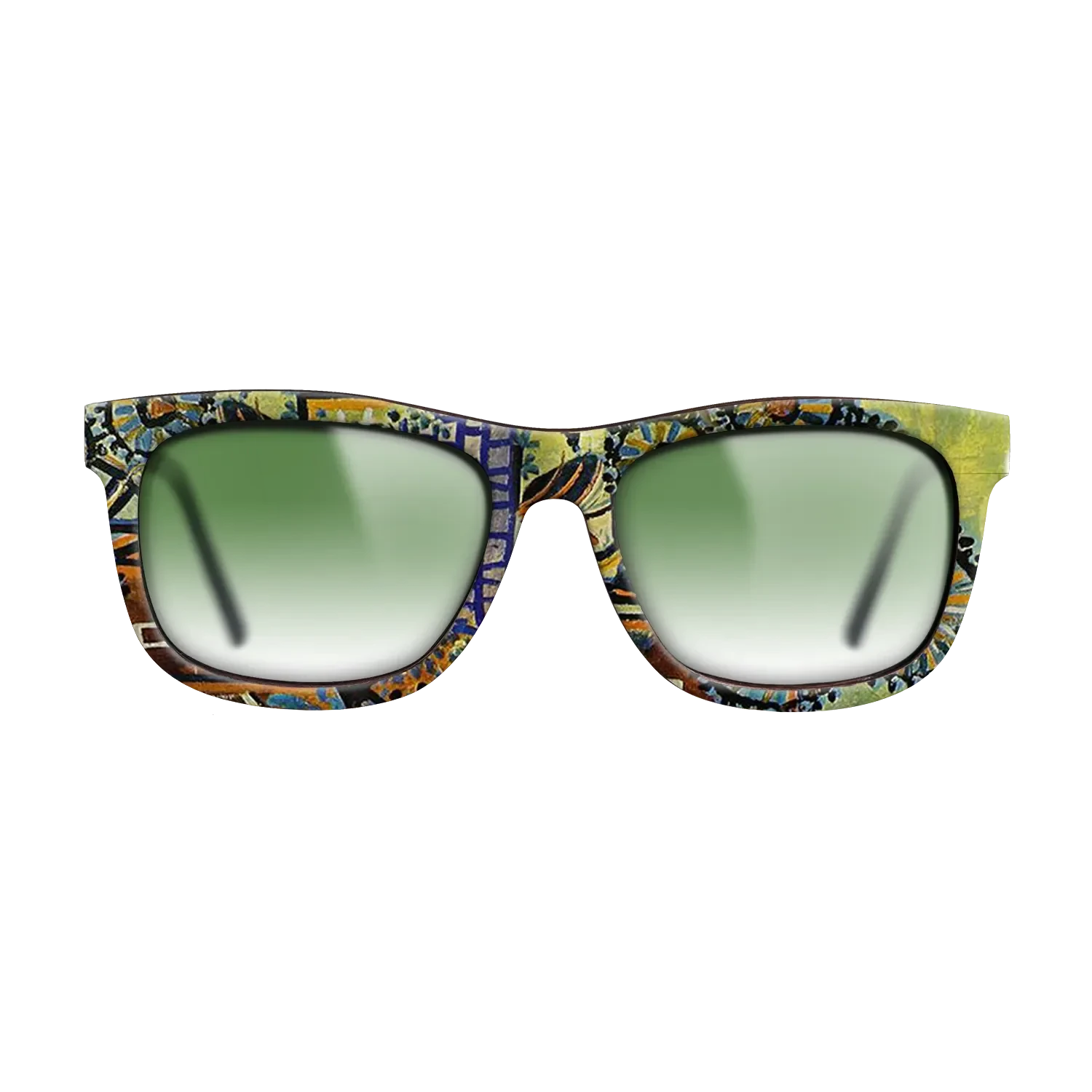 Oil Painting on Straight Grain Walnut: Rococo - Untitled, 1937 - Pablo Picasso 2 - The Hero - Square - 749 - SIRIS wood optic