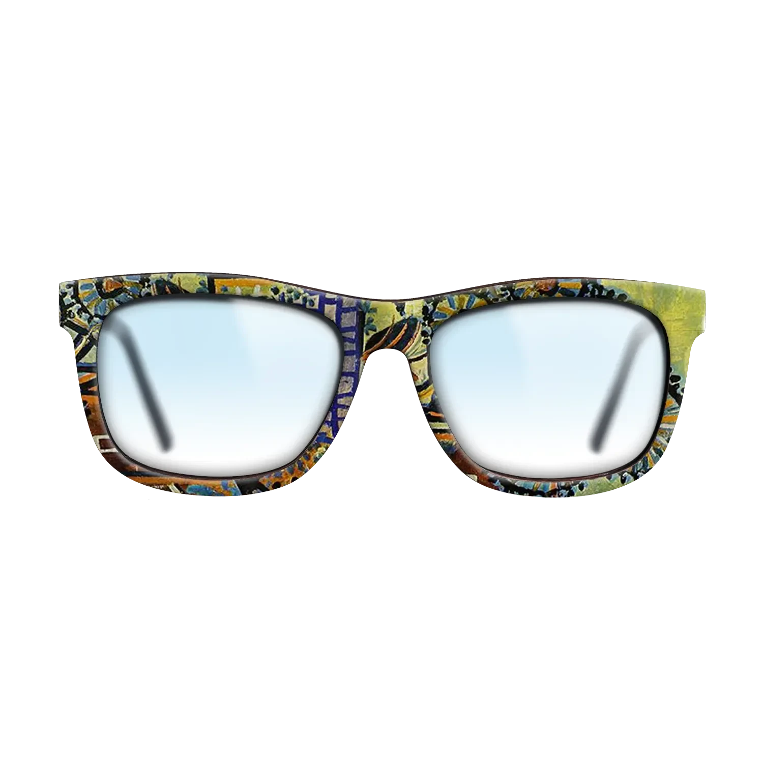 Oil Painting on Straight Grain Walnut: Rococo - Untitled, 1937 - Pablo Picasso 2 - The Hero - Square - 749 - SIRIS wood optic