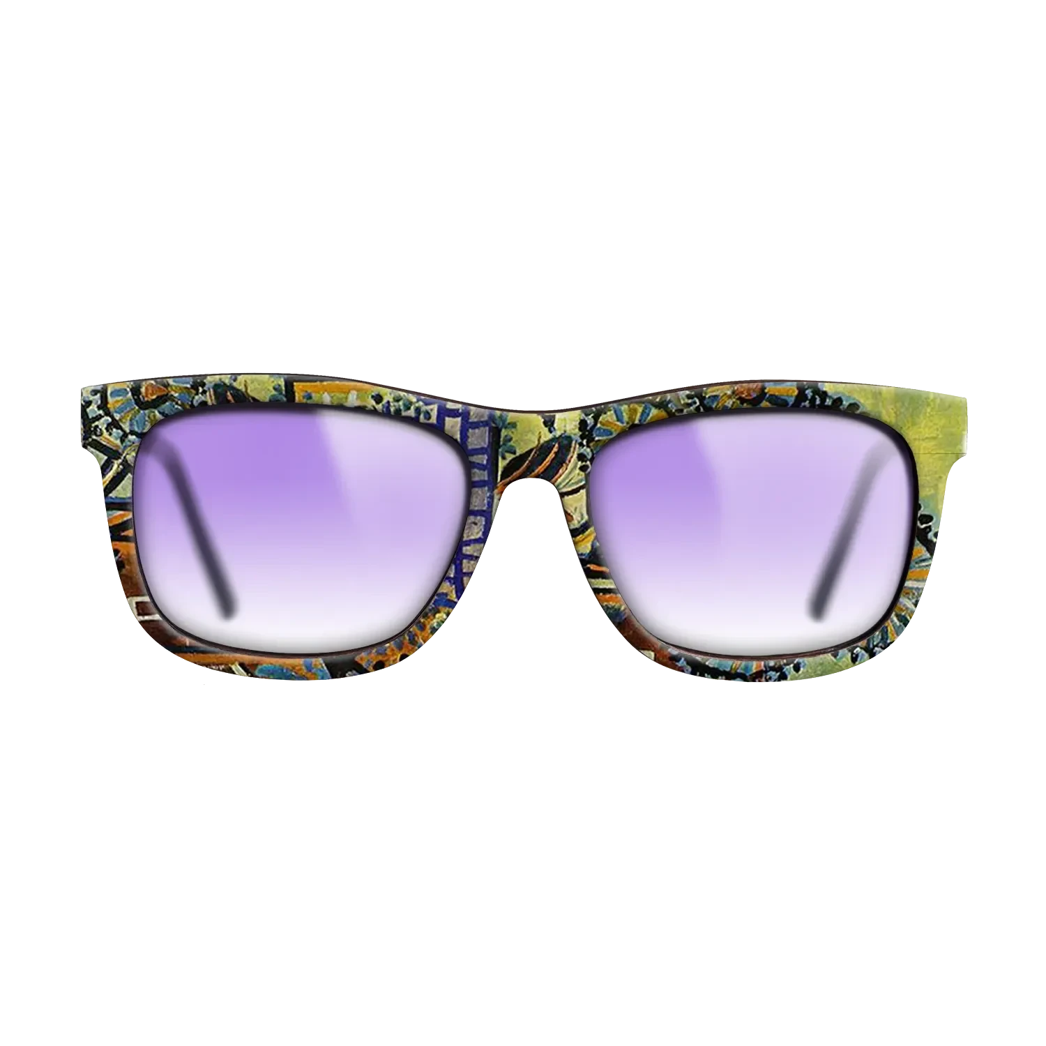 Oil Painting on Straight Grain Walnut: Rococo - Untitled, 1937 - Pablo Picasso 2 - The Hero - Square - 749 - SIRIS wood optic