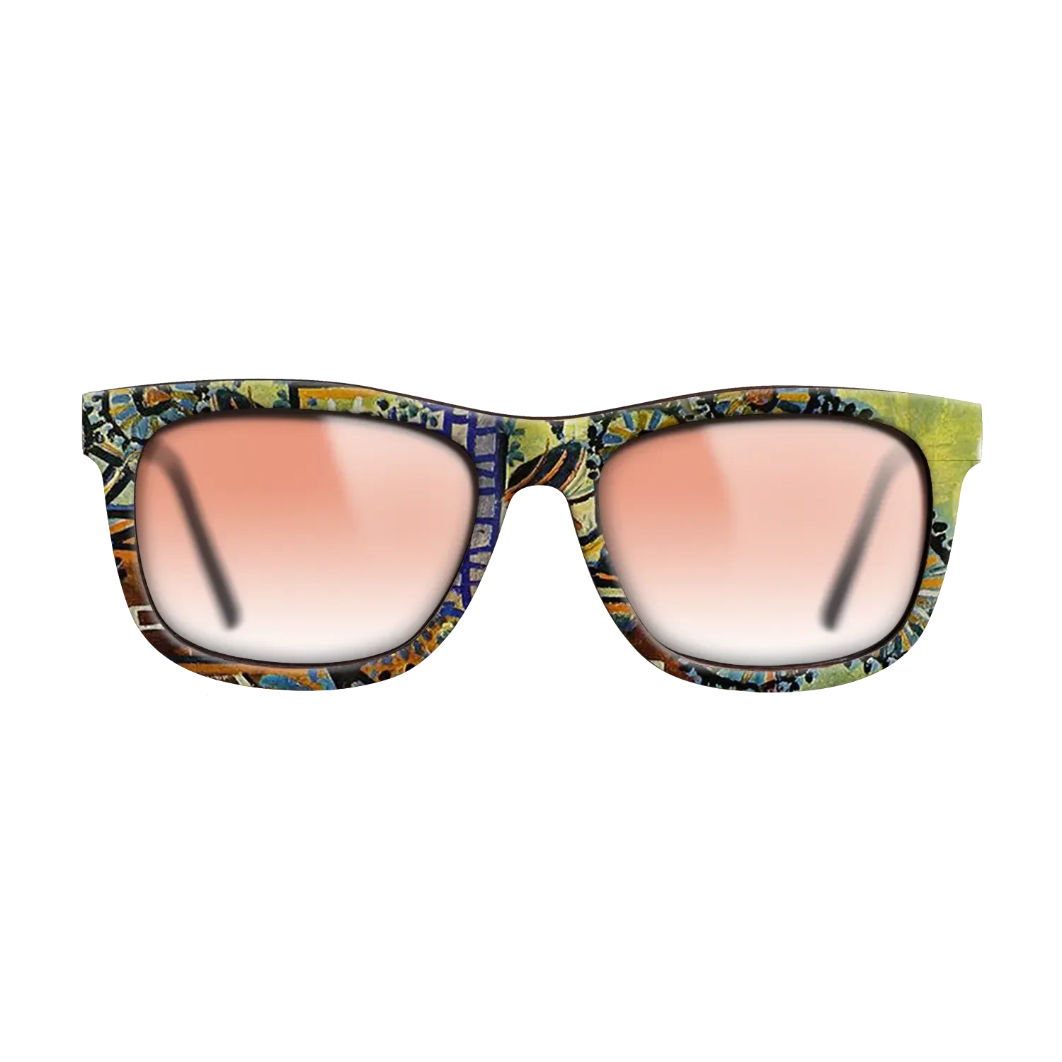 Oil Painting on Straight Grain Walnut: Rococo - Untitled, 1937 - Pablo Picasso 2 - The Hero - Square - 749 - SIRIS wood optic