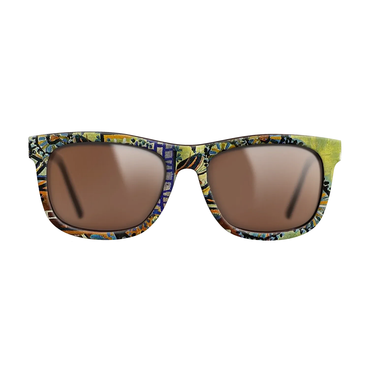 Oil Painting on Straight Grain Walnut: Rococo - Untitled, 1937 - Pablo Picasso 2 - The Hero - Square - 749 - SIRIS wood optic