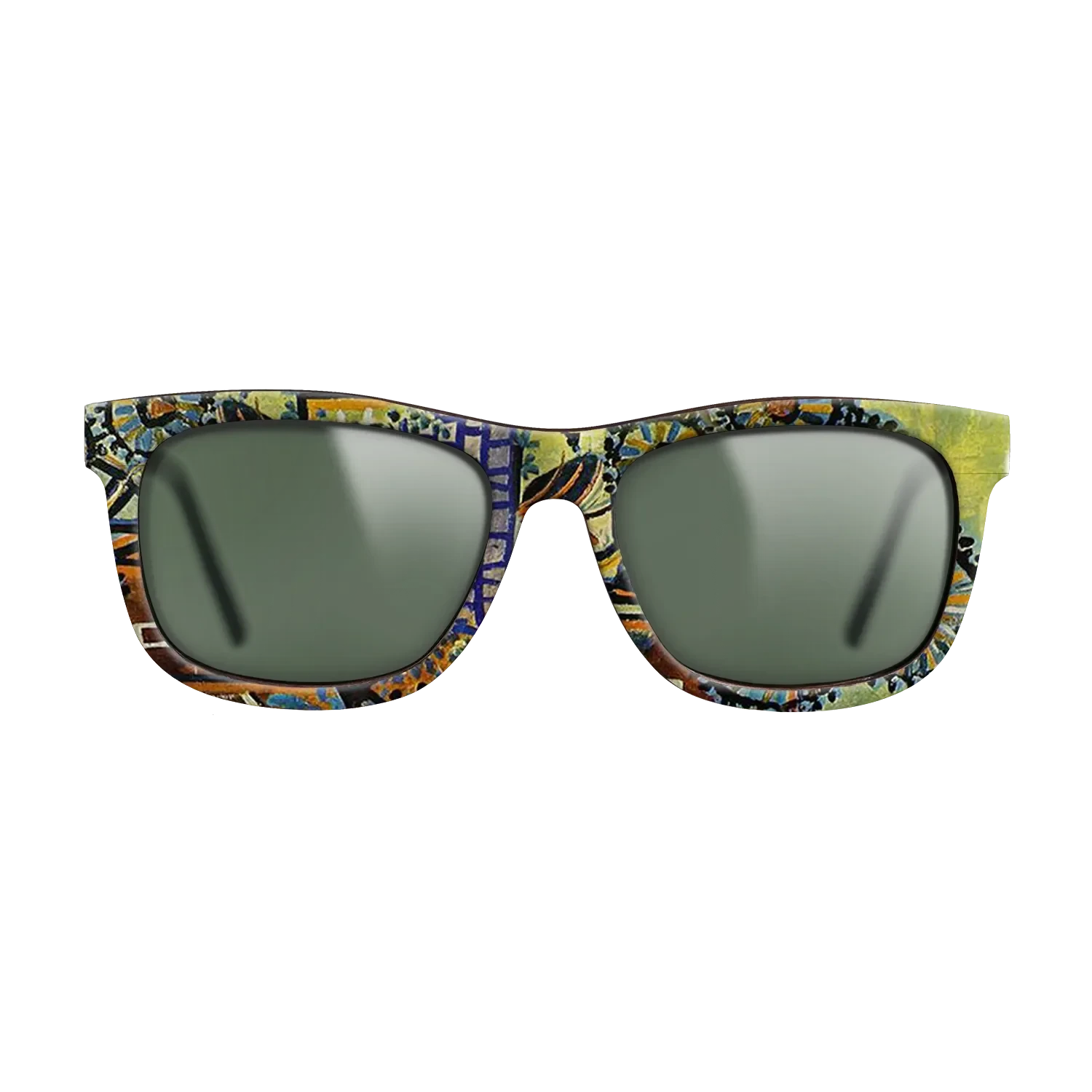 Oil Painting on Straight Grain Walnut: Rococo - Untitled, 1937 - Pablo Picasso 2 - The Hero - Square - 749 - SIRIS wood optic