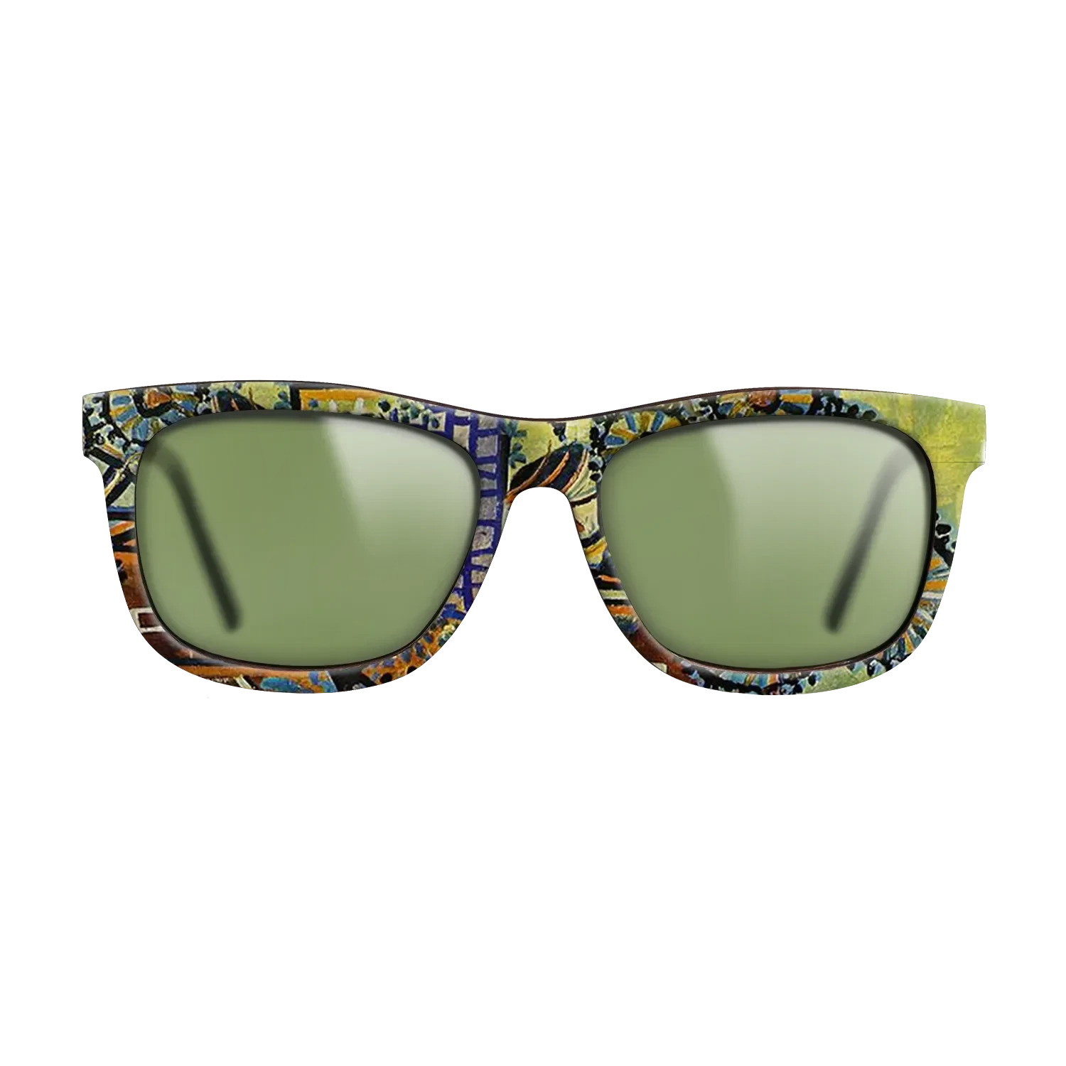 Oil Painting on Straight Grain Walnut: Rococo - Untitled, 1937 - Pablo Picasso 2 - The Hero - Square - 749 - SIRIS wood optic