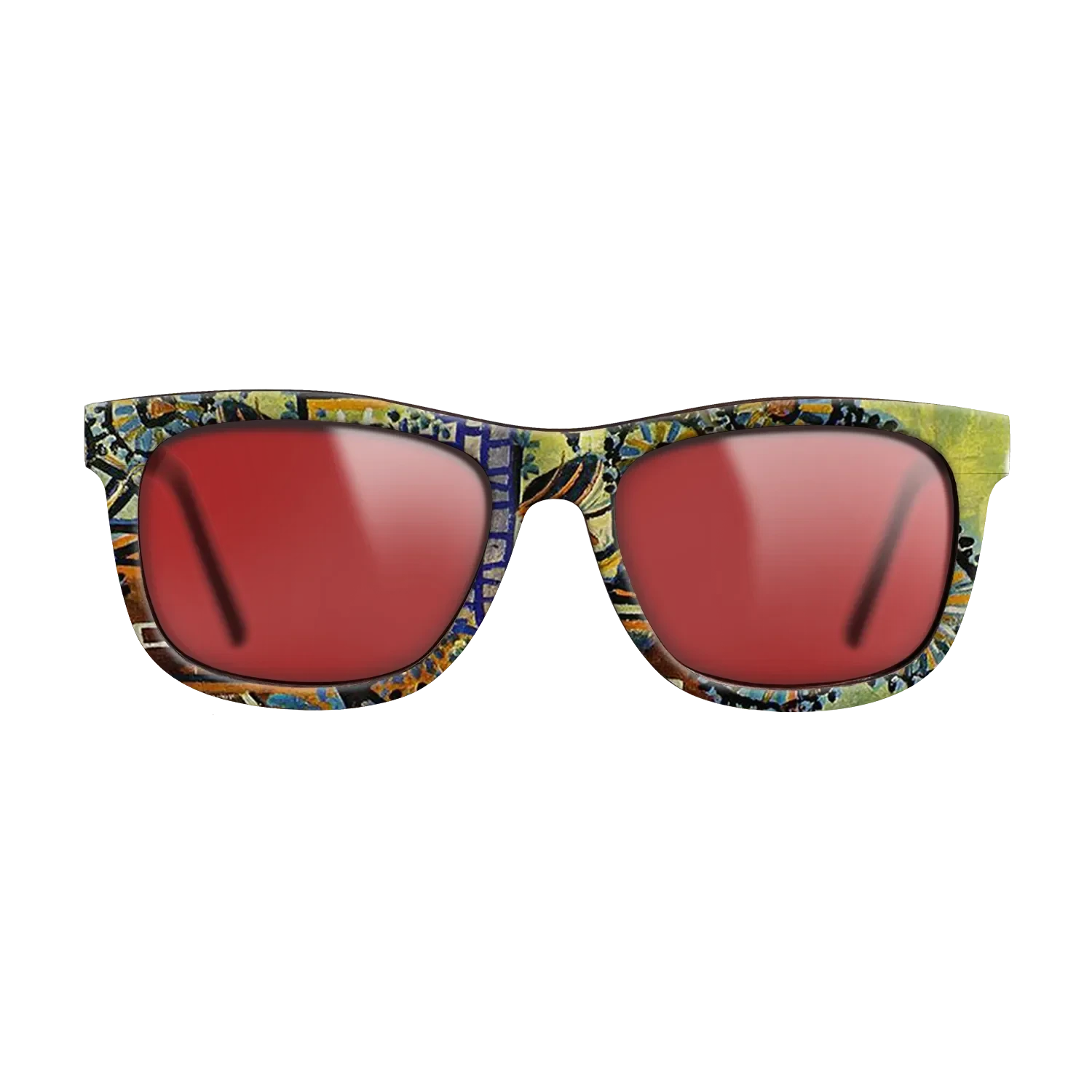 Oil Painting on Straight Grain Walnut: Rococo - Untitled, 1937 - Pablo Picasso 2 - The Hero - Square - 749 - SIRIS wood optic