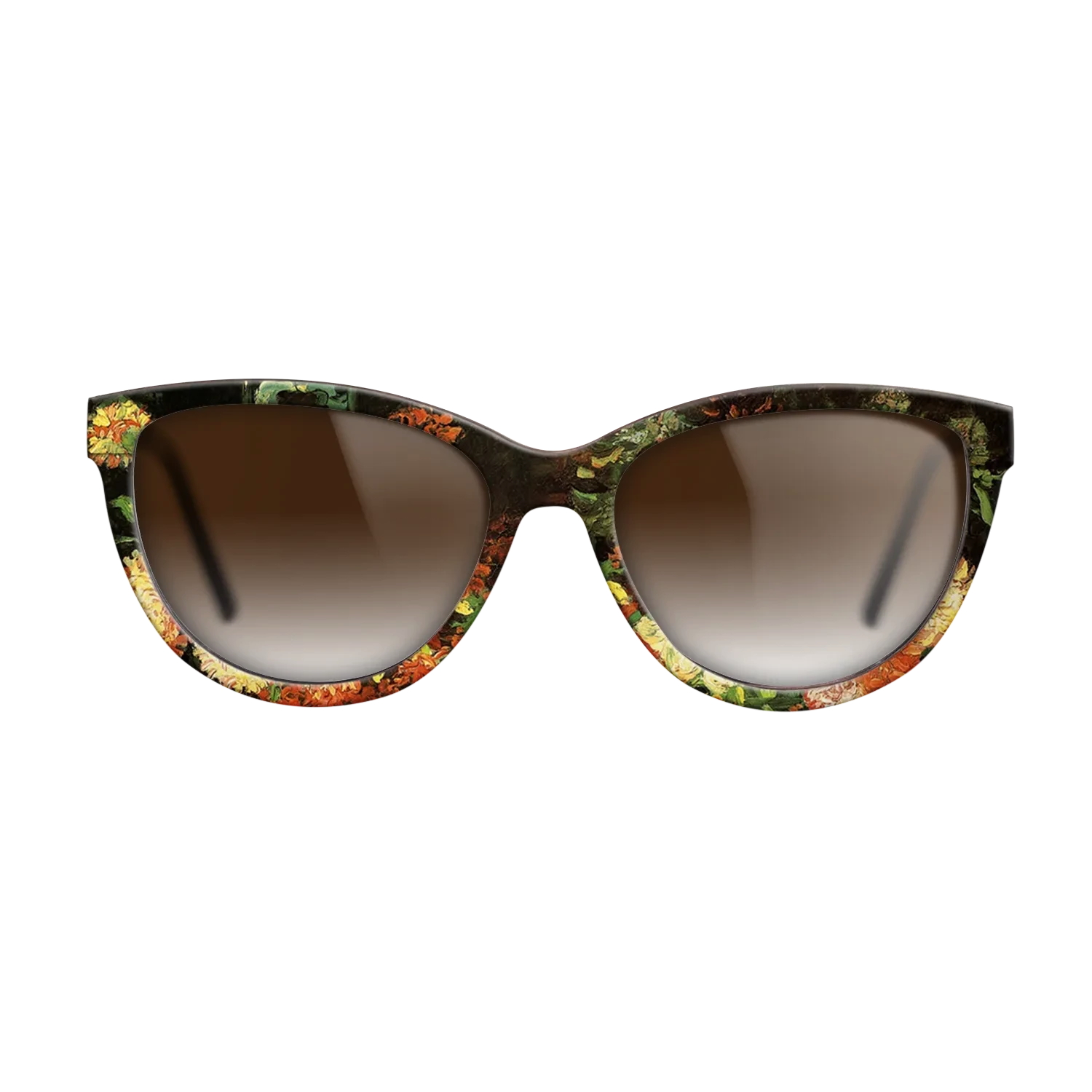 Oil Painting on Straight Grain Walnut: Rococo - Vase with Carnations, 1886 - Vincent van Gogh - The Maiden - Cat - 1333 - SIRIS wood optic