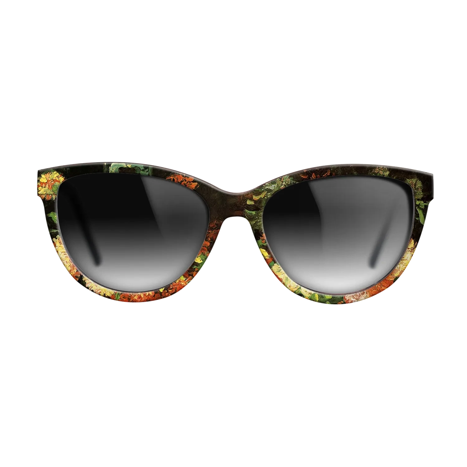 Oil Painting on Straight Grain Walnut: Rococo - Vase with Carnations, 1886 - Vincent van Gogh - The Maiden - Cat - 1333 - SIRIS wood optic