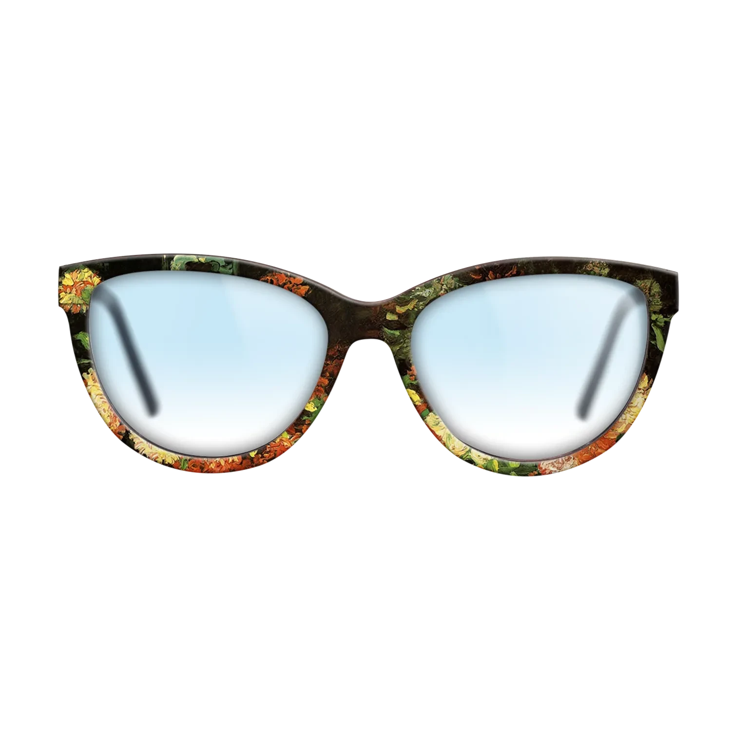 Oil Painting on Straight Grain Walnut: Rococo - Vase with Carnations, 1886 - Vincent van Gogh - The Maiden - Cat - 1333 - SIRIS wood optic