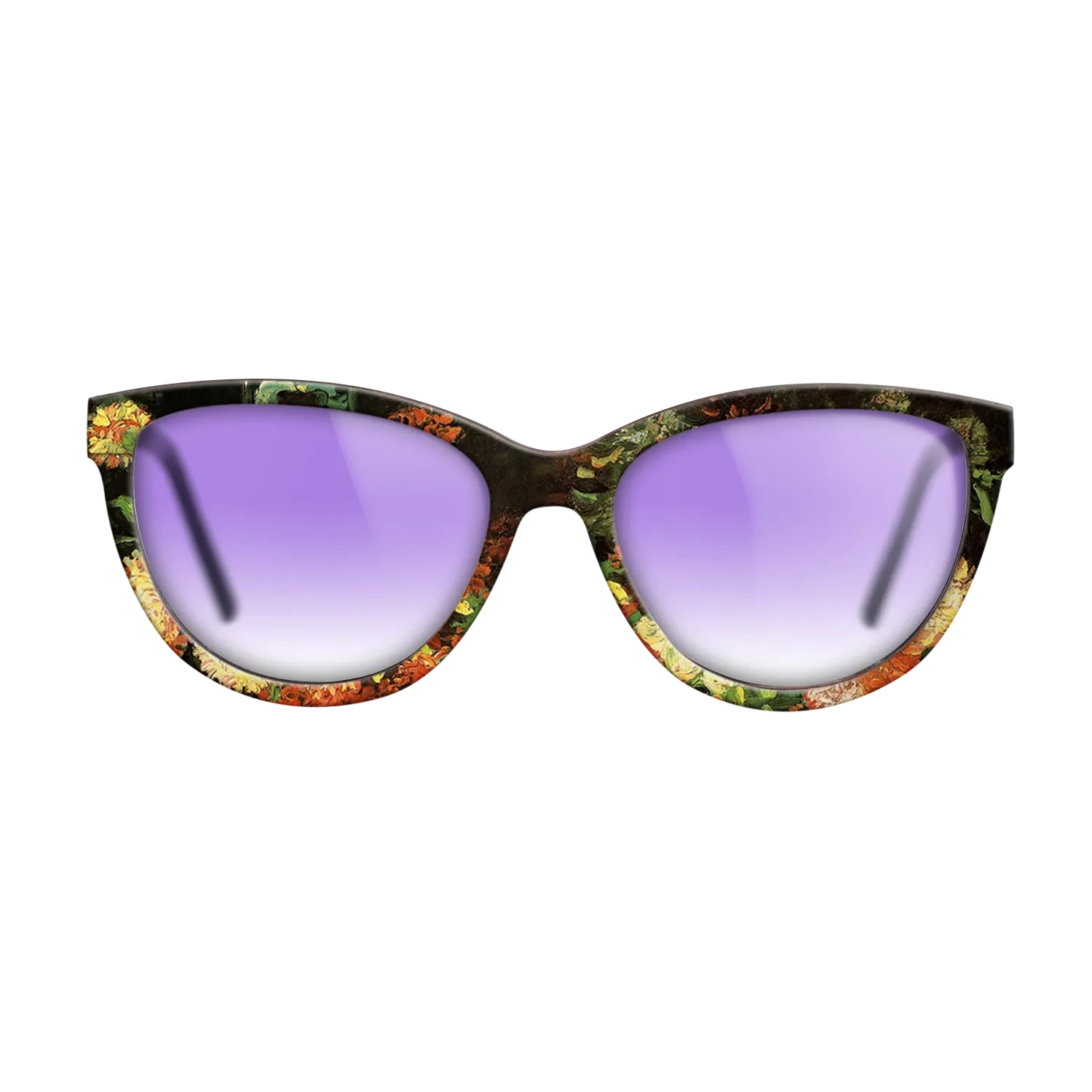 Oil Painting on Straight Grain Walnut: Rococo - Vase with Carnations, 1886 - Vincent van Gogh - The Maiden - Cat - 1333 - SIRIS wood optic