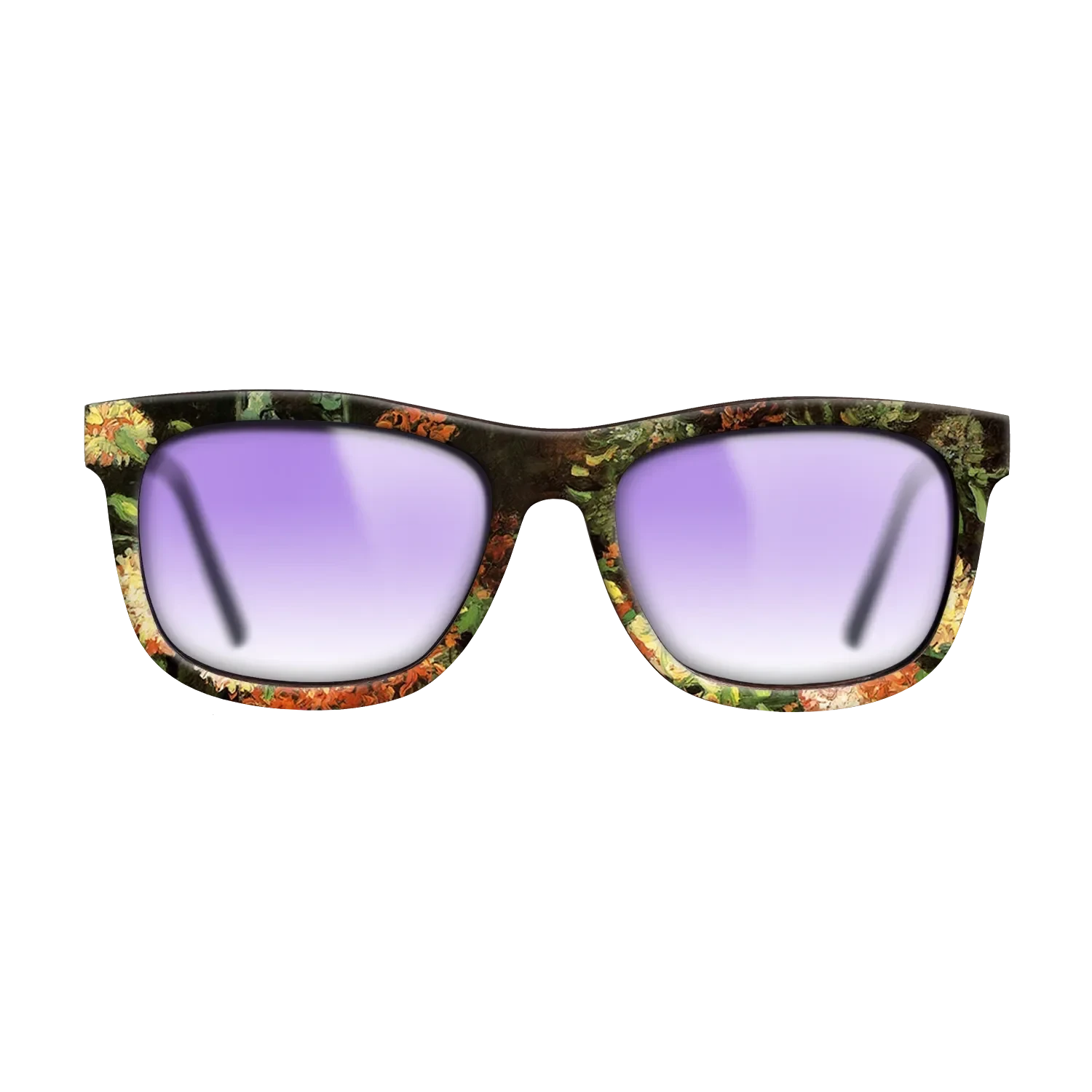 Oil Painting on Straight Grain Walnut: Rococo - Vase with Carnations, 1886 - Vincent van Gogh - The Hero - Square - 1333 - SIRIS wood optic