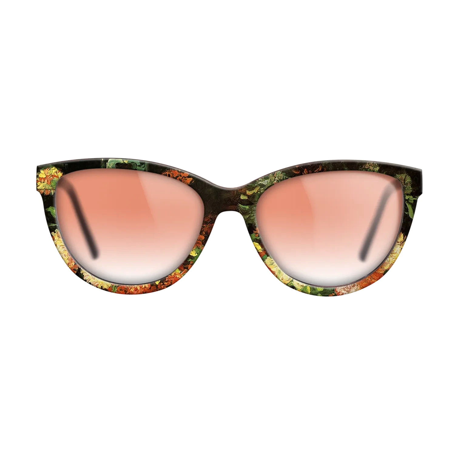 Oil Painting on Straight Grain Walnut: Rococo - Vase with Carnations, 1886 - Vincent van Gogh - The Maiden - Cat - 1333 - SIRIS wood optic