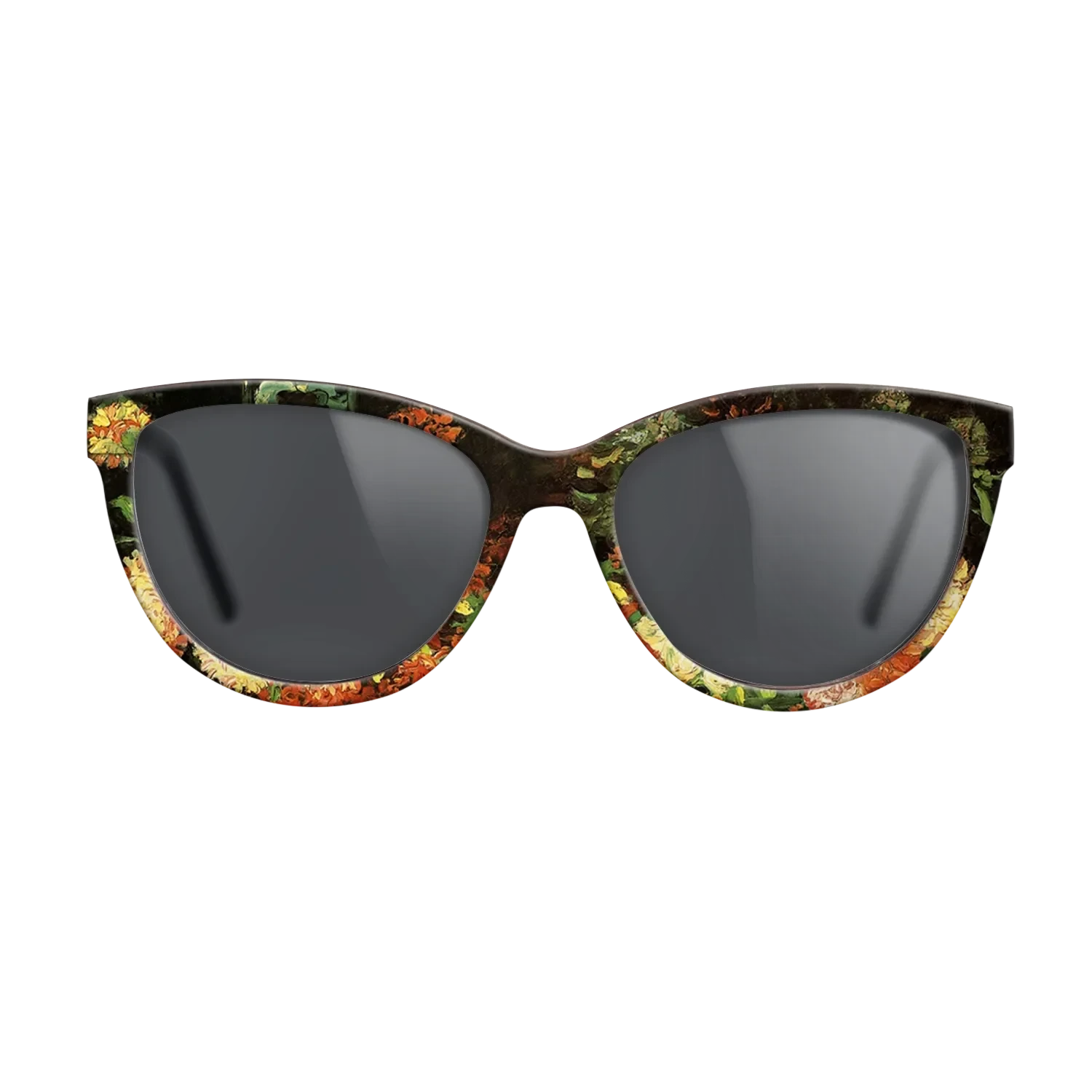 Oil Painting on Straight Grain Walnut: Rococo - Vase with Carnations, 1886 - Vincent van Gogh - The Maiden - Cat - 1333 - SIRIS wood optic