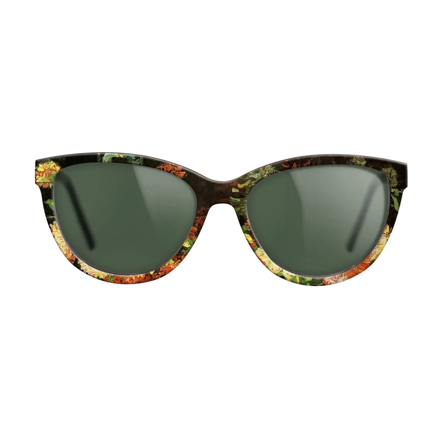 Oil Painting on Straight Grain Walnut: Rococo - Vase with Carnations, 1886 - Vincent van Gogh - The Maiden - Cat - 1333 - SIRIS wood optic