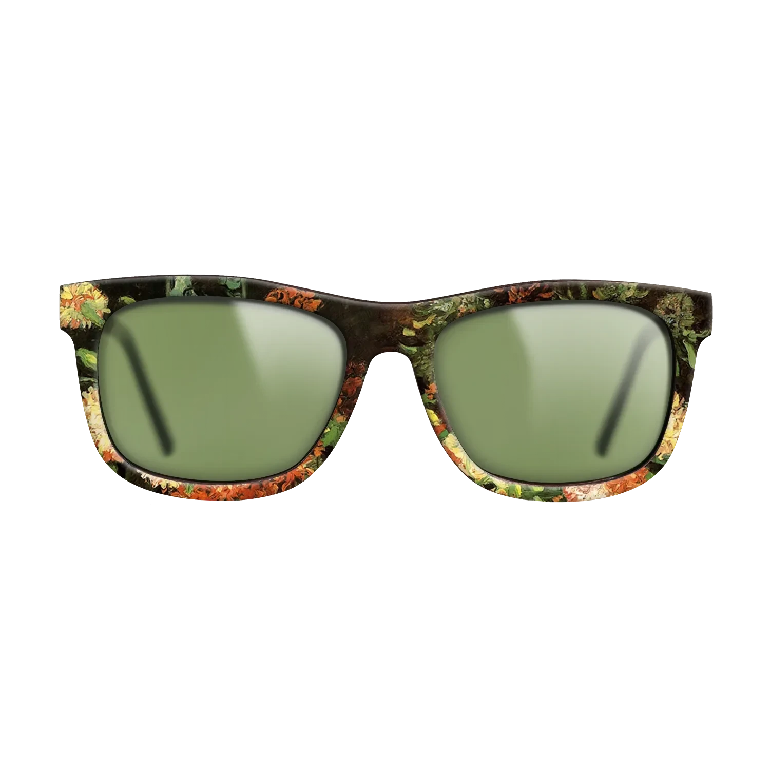 Oil Painting on Straight Grain Walnut: Rococo - Vase with Carnations, 1886 - Vincent van Gogh - The Hero - Square - 1333 - SIRIS wood optic