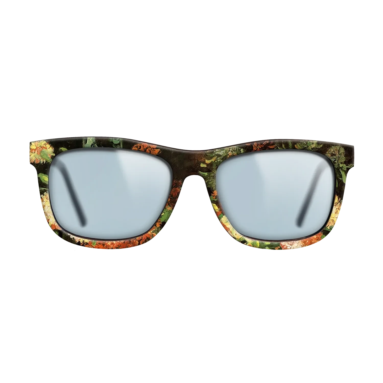 Oil Painting on Straight Grain Walnut: Rococo - Vase with Carnations, 1886 - Vincent van Gogh - The Hero - Square - 1333 - SIRIS wood optic