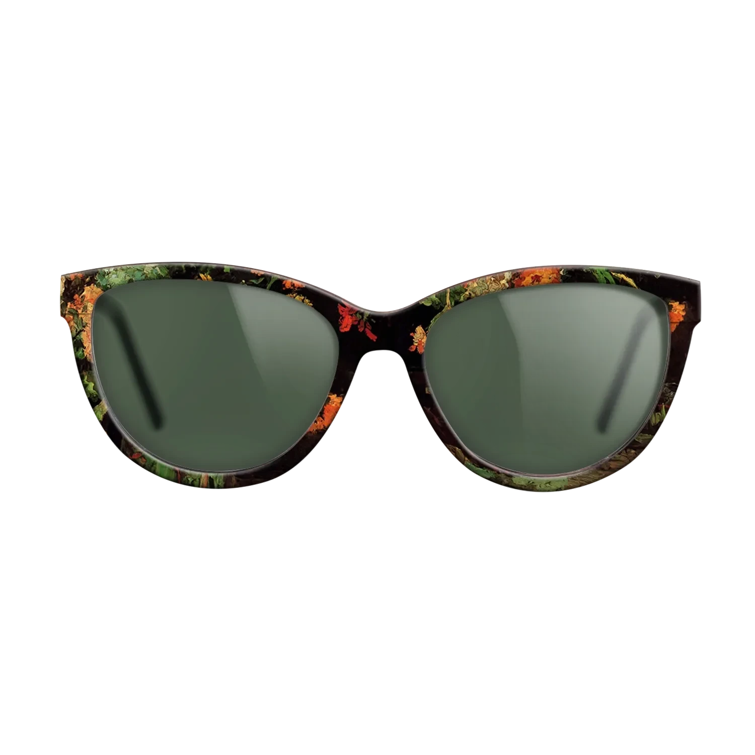 Oil Painting on Straight Grain Walnut: Rococo - Vase with Zinnias and Geraniums, 1886 - Vincent van Gogh - The Maiden - Cat - 1884 - SIRIS wood optic