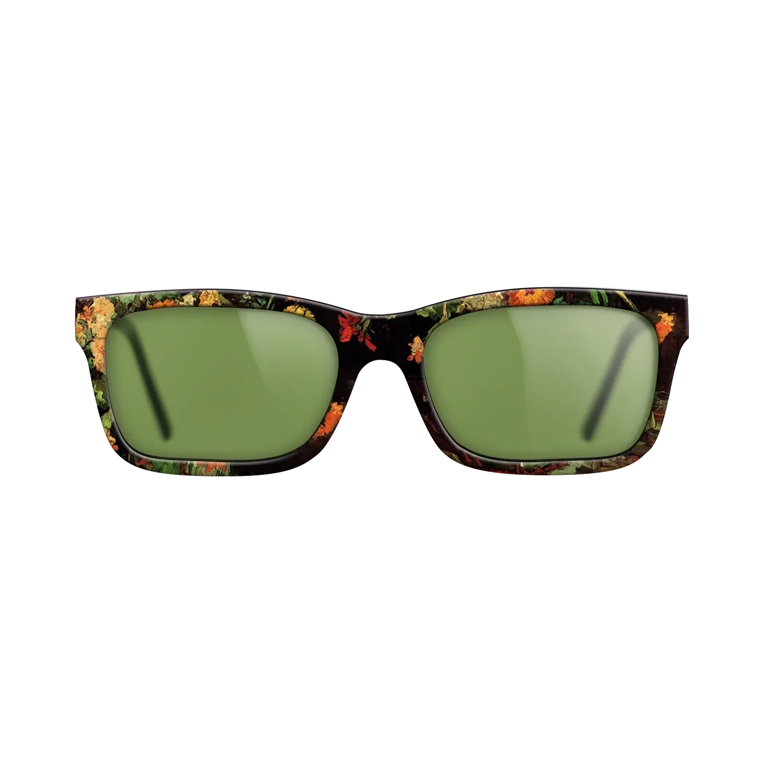 Oil Painting on Straight Grain Walnut: Rococo - Vase with Zinnias and Geraniums, 1886 - Vincent van Gogh - The Sage - Rectangle - 1884 - SIRIS wood optic