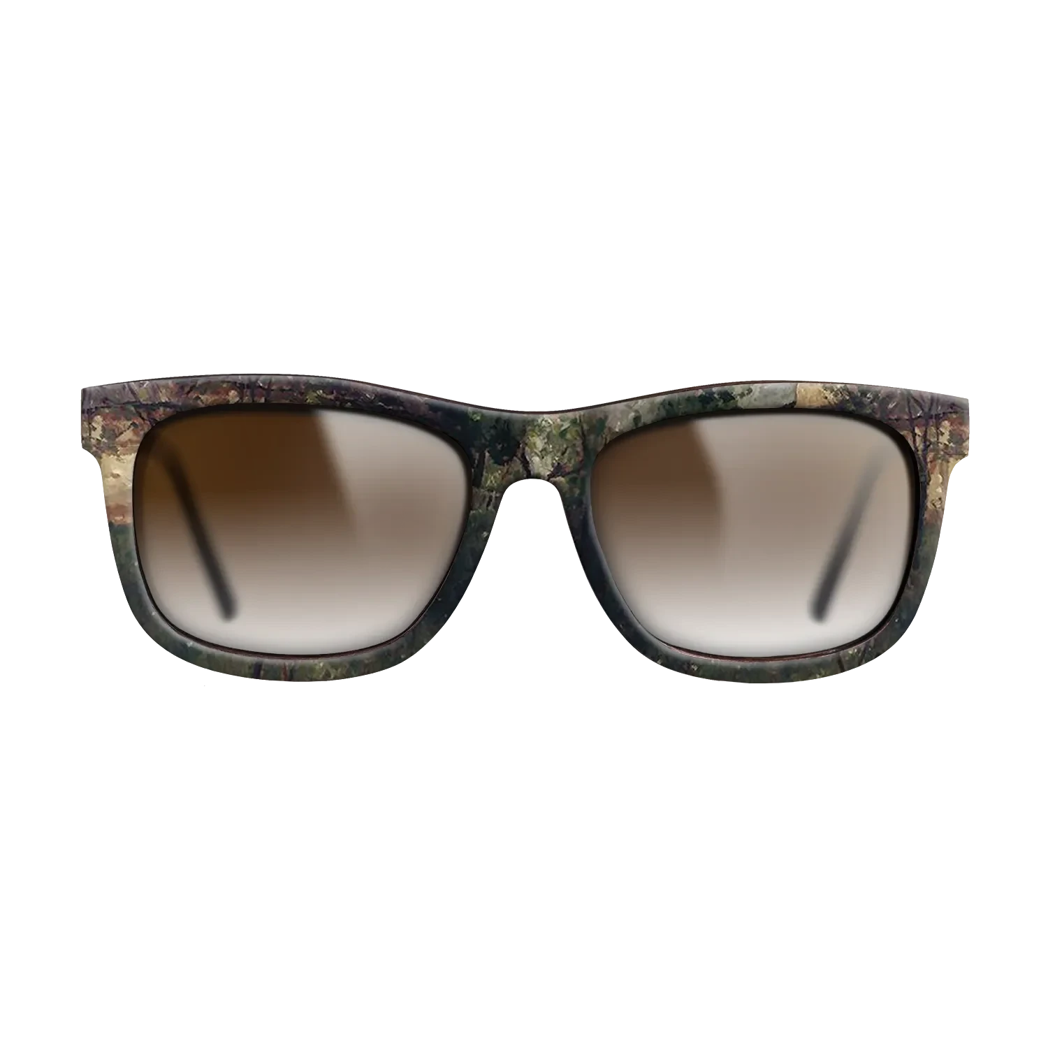 Oil Painting on Straight Grain Walnut: Rococo - Village Church - Stefan Luchian - The Hero - Square - 1190 - SIRIS wood optic