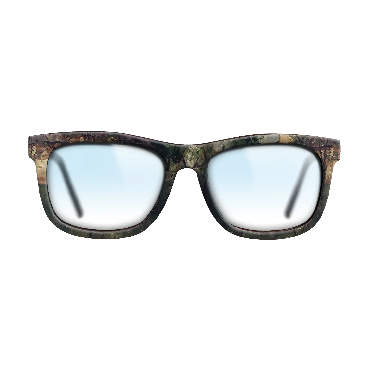 Oil Painting on Straight Grain Walnut: Rococo - Village Church - Stefan Luchian - The Hero - Square - 1190 - SIRIS wood optic