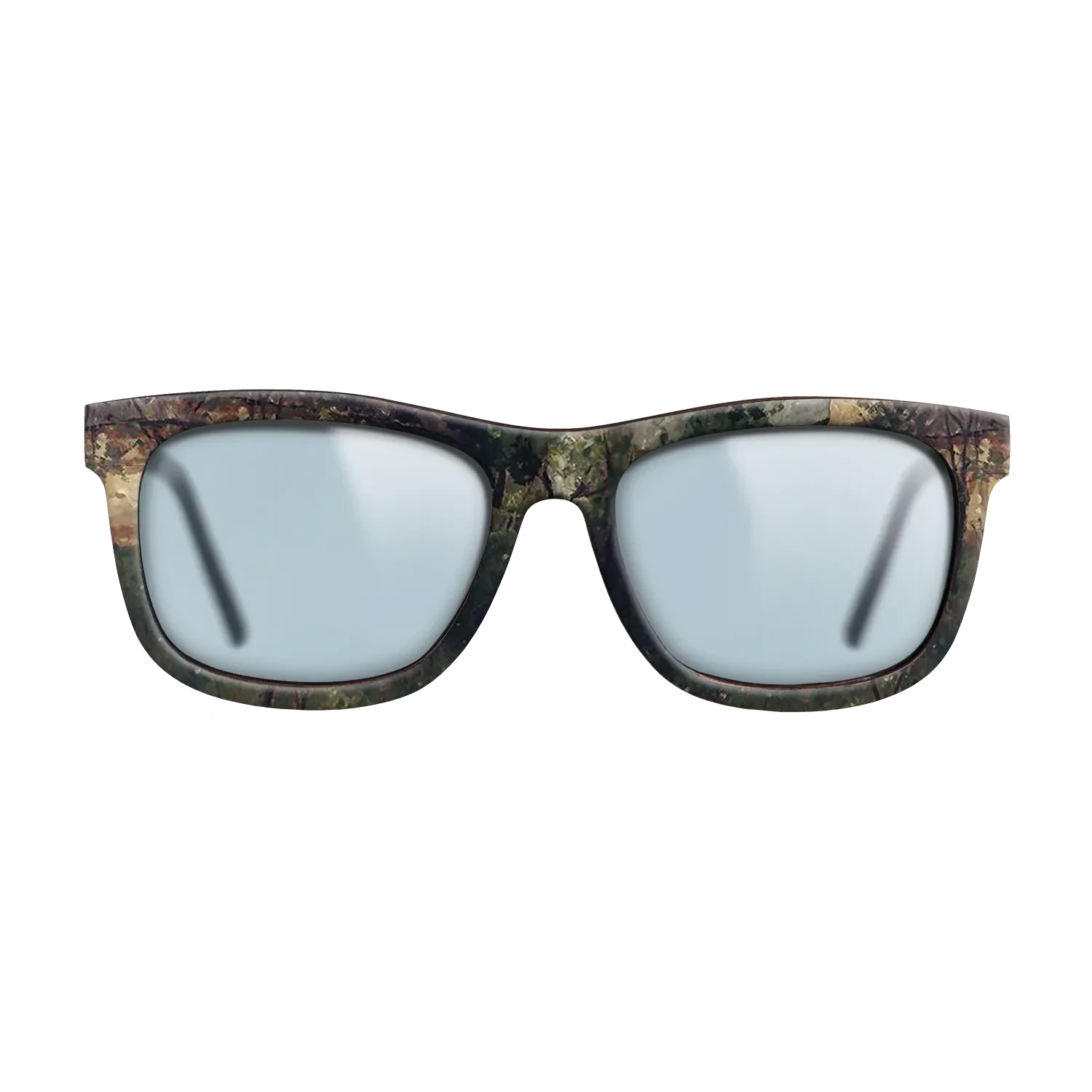 Oil Painting on Straight Grain Walnut: Rococo - Village Church - Stefan Luchian - The Hero - Square - 1190 - SIRIS wood optic