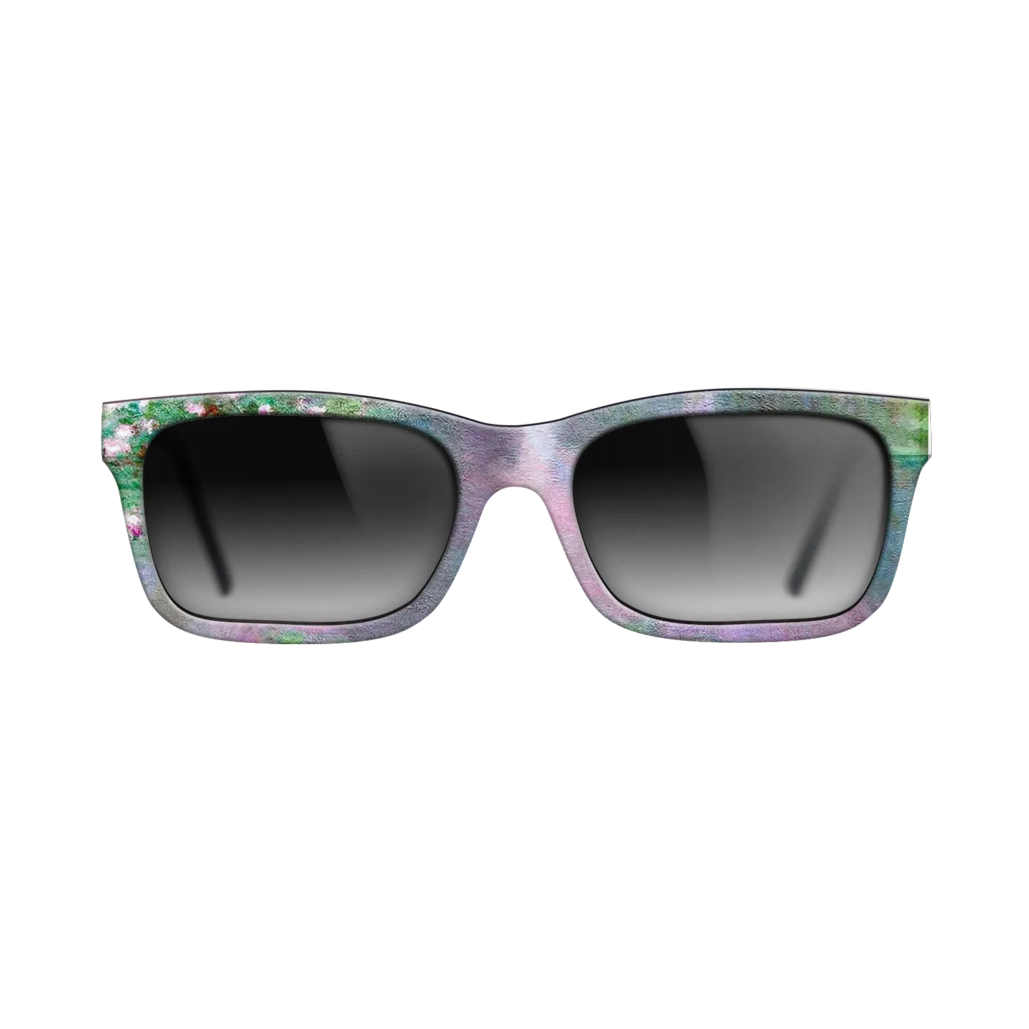 Oil Painting on Straight Grain Walnut: Rococo - Water Lilies, 1905 - Claude Monet - The Sage - Rectangle - 1796 - SIRIS wood optic