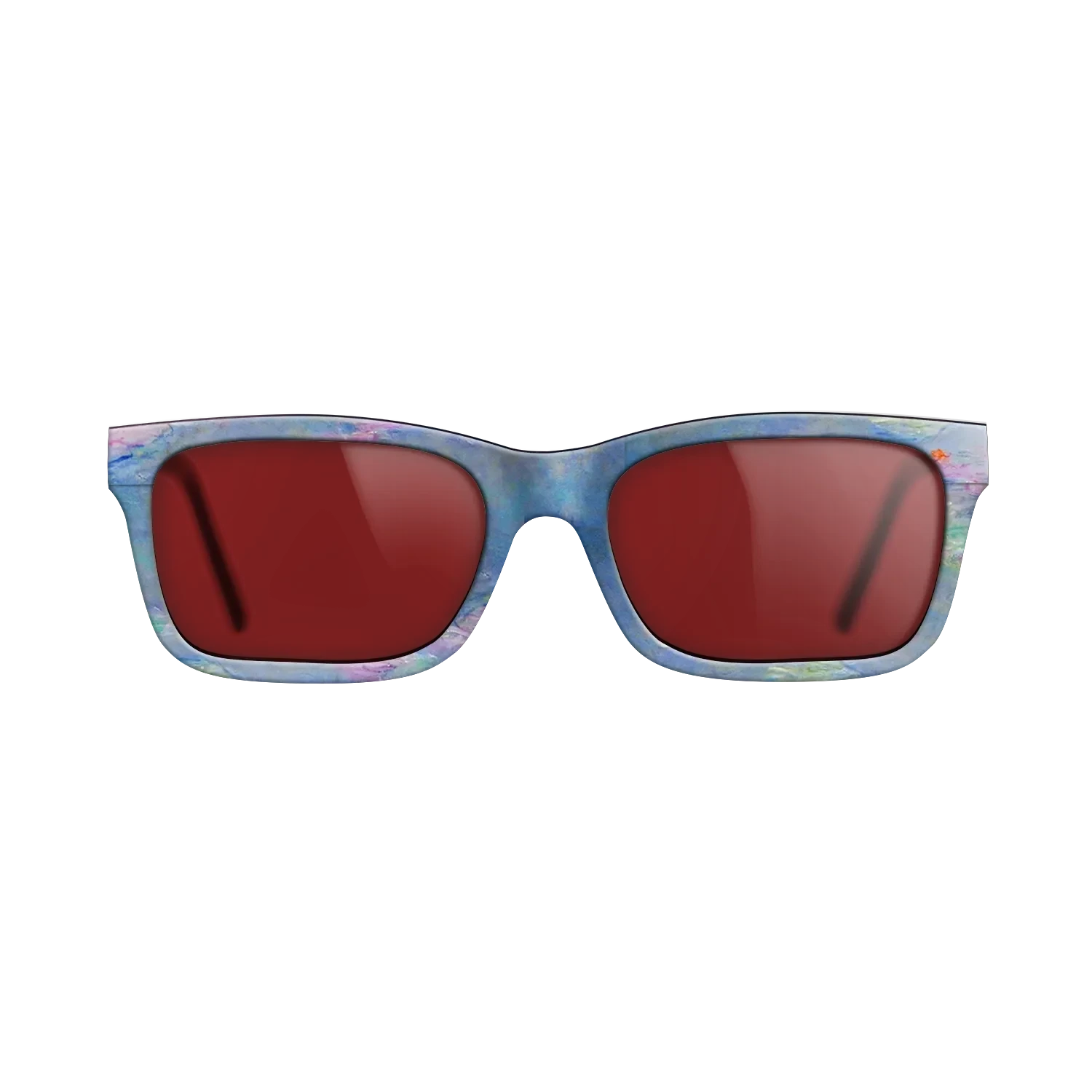 Oil Painting on Straight Grain Walnut: Rococo - Water Lilies, 1908 - Claude Monet - The Sage - Rectangle - 1084 - SIRIS wood optic