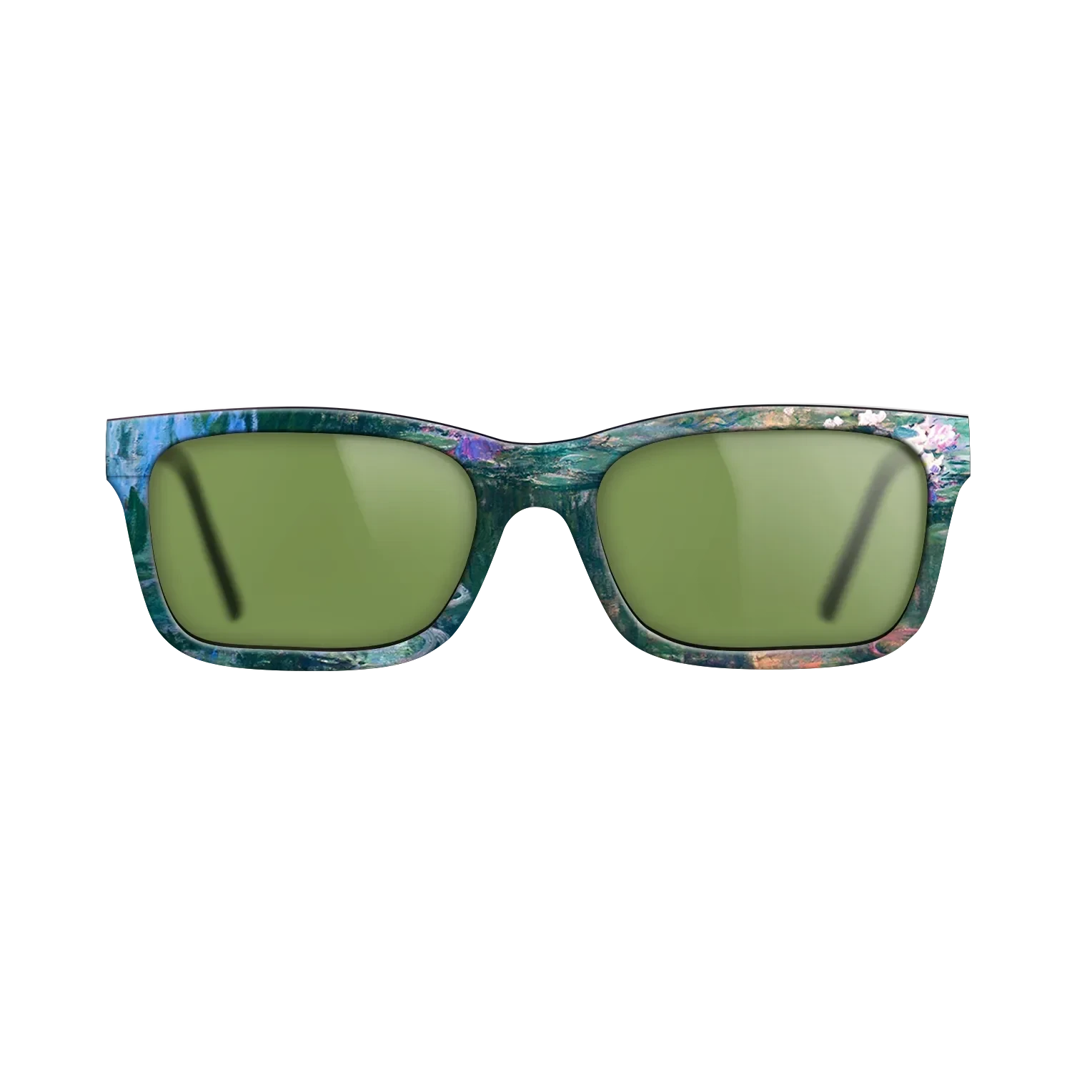 Oil Painting on Straight Grain Walnut: Rococo - Water Lilies, 1914 - 1917 - Claude Monet - The Sage - Rectangle - 1979 - SIRIS wood optic