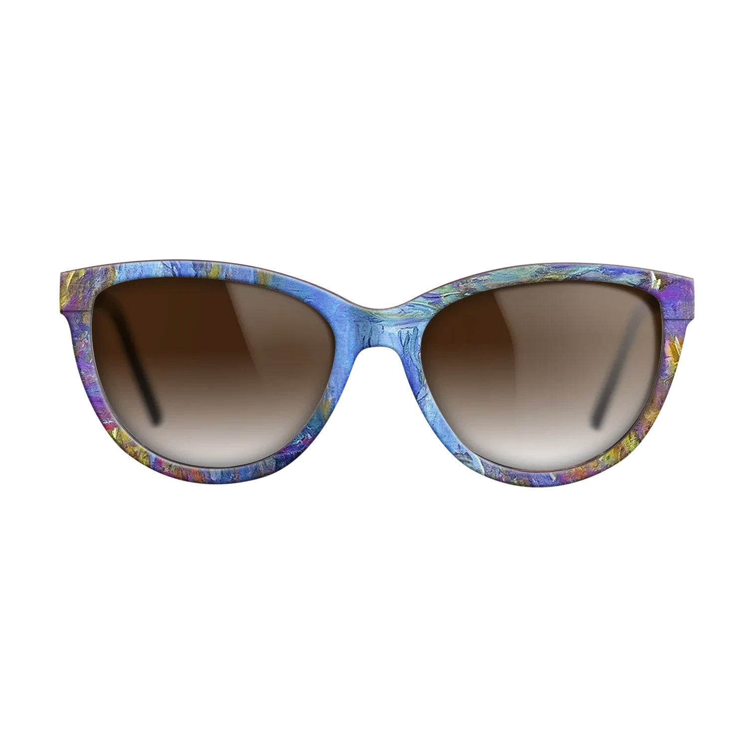 Oil Painting on Straight Grain Walnut: Rococo - Water Lilies, 1914 - 1917 - Claude Monet 2 - The Maiden - Cat - 2031 - SIRIS wood optic