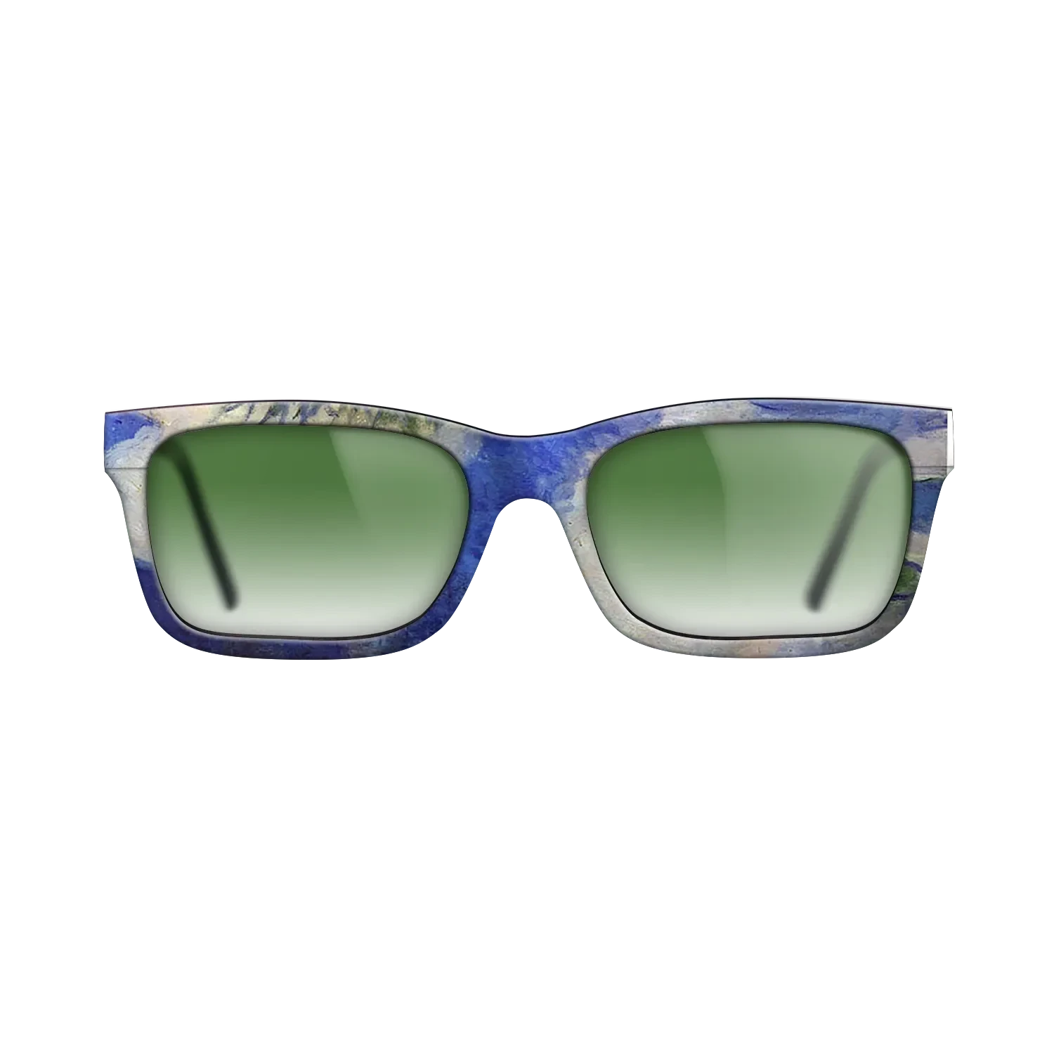 Oil Painting on Straight Grain Walnut: Rococo - Water Lilies, 1914 - Claude Monet - The Sage - Rectangle - 694 - SIRIS wood optic