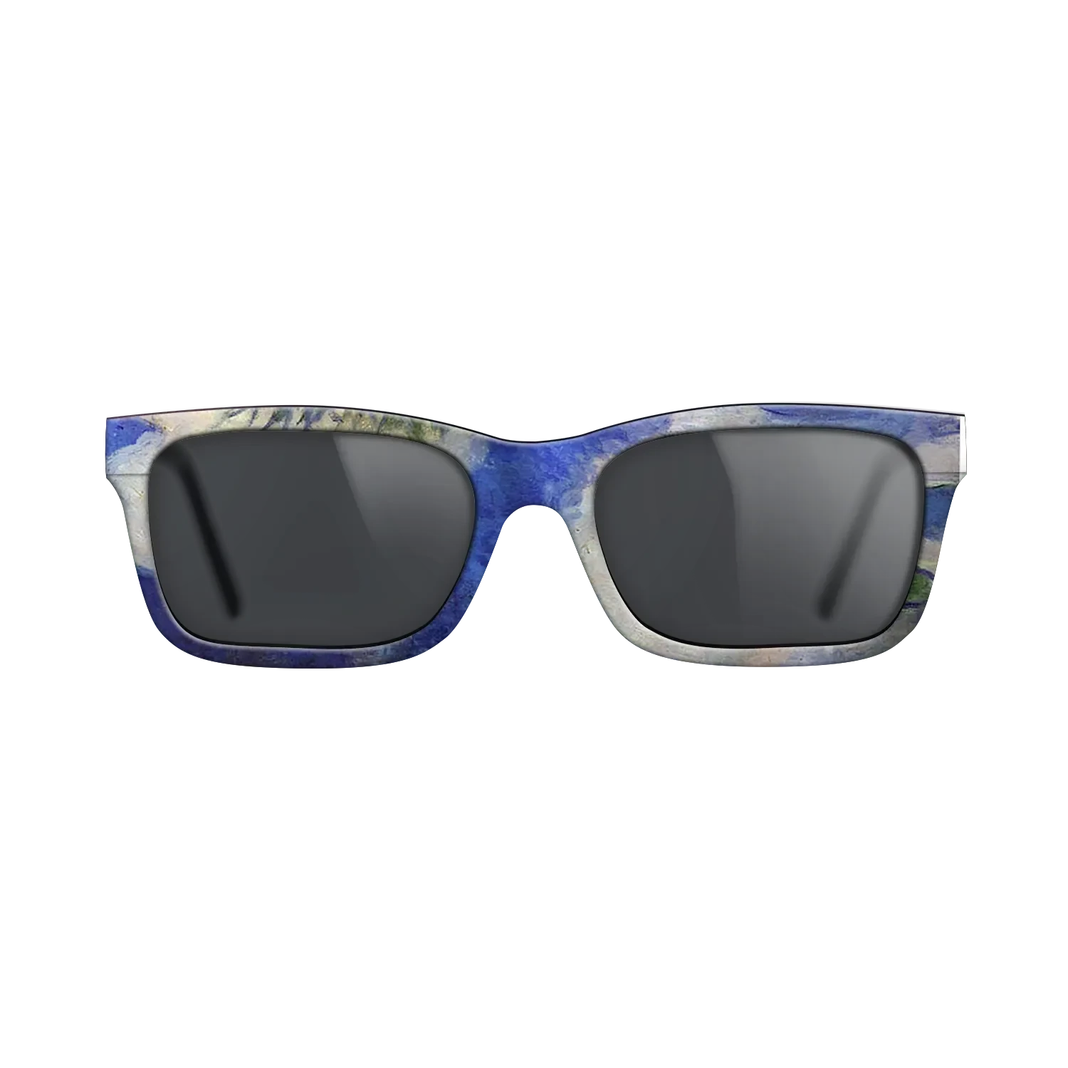 Oil Painting on Straight Grain Walnut: Rococo - Water Lilies, 1914 - Claude Monet - The Sage - Rectangle - 694 - SIRIS wood optic