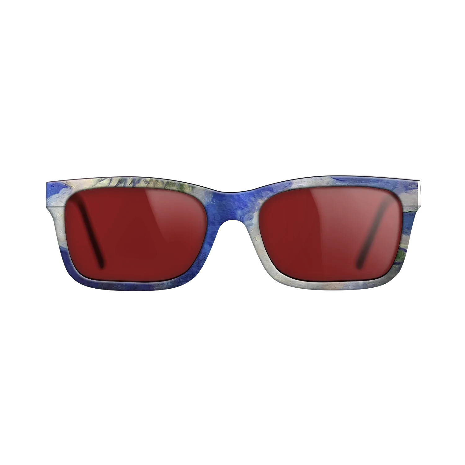 Oil Painting on Straight Grain Walnut: Rococo - Water Lilies, 1914 - Claude Monet - The Sage - Rectangle - 694 - SIRIS wood optic