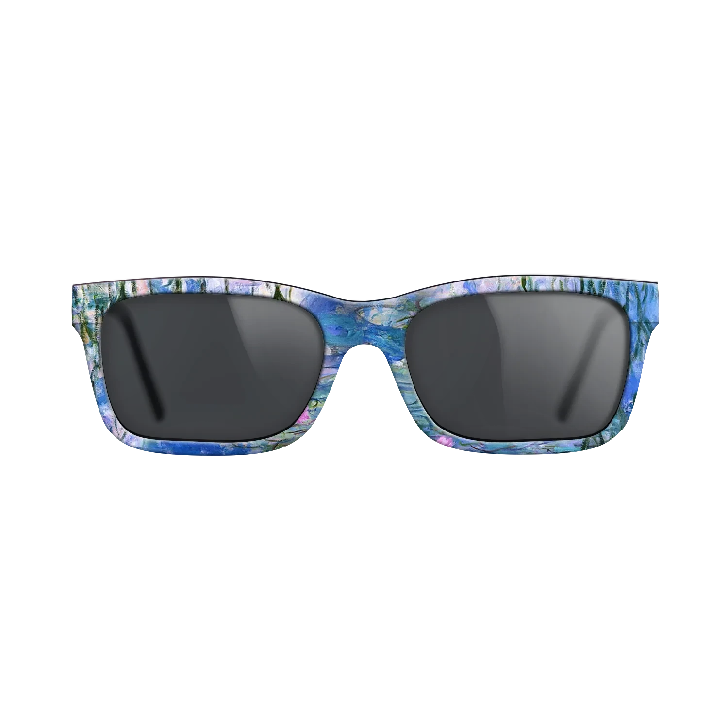 Oil Painting on Straight Grain Walnut: Rococo - Water Lilies, 1916 - 1919 - Claude Monet - The Sage - Rectangle - 1028 - SIRIS wood optic