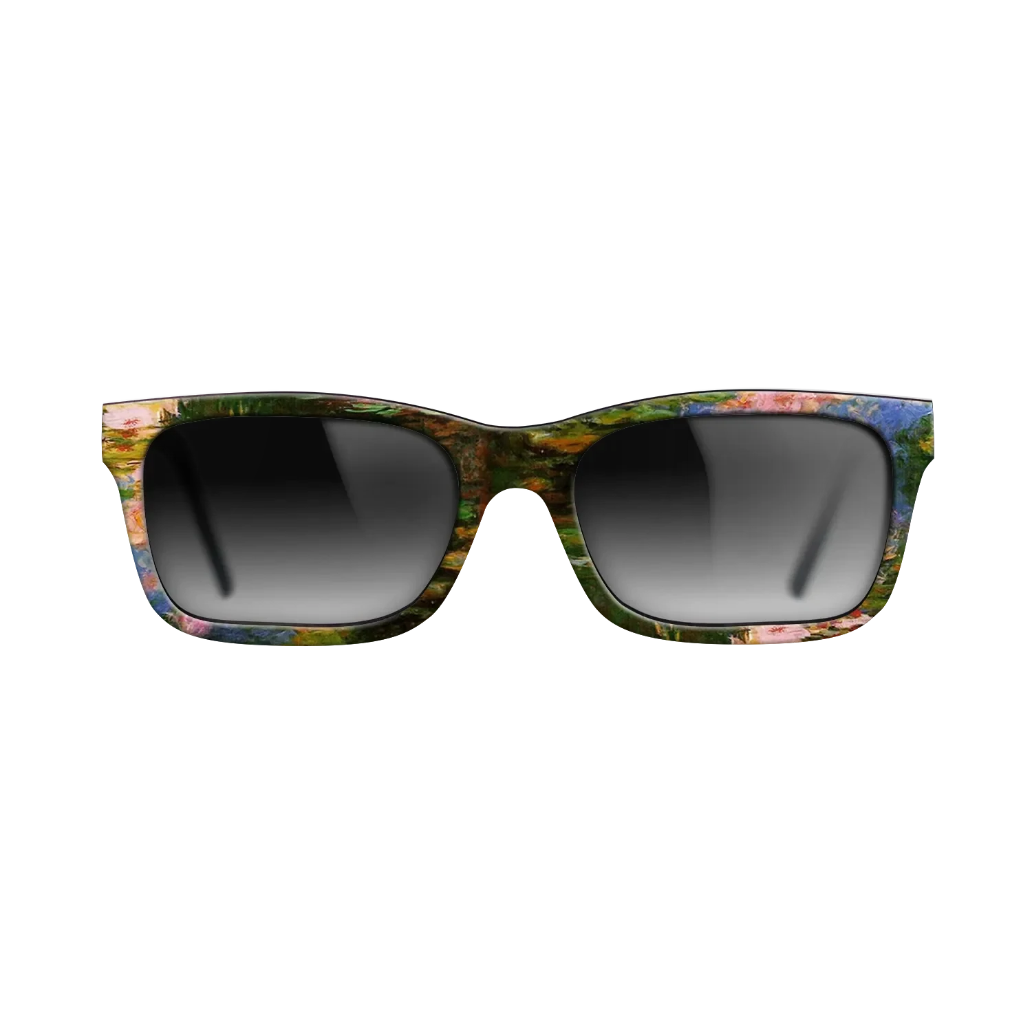 Oil Painting on Straight Grain Walnut: Rococo - Water Lily Pond, 1917 - 1919 - Claude Monet - The Sage - Rectangle - 1247 - SIRIS wood optic