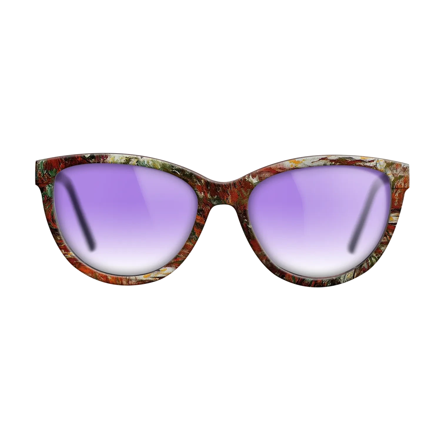 Oil Painting on Straight Grain Walnut: Rococo - Water Lily Pond, 1918 - 1919 - Claude Monet - The Maiden - Cat - 1111 - SIRIS wood optic