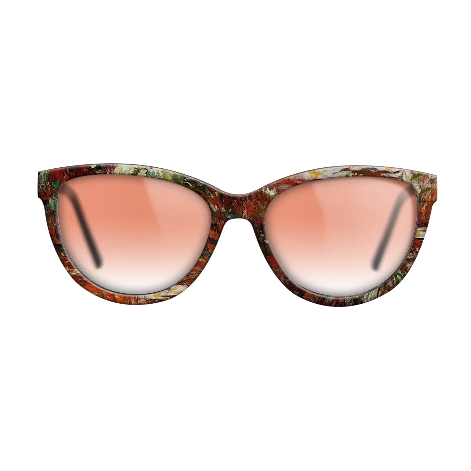 Oil Painting on Straight Grain Walnut: Rococo - Water Lily Pond, 1918 - 1919 - Claude Monet - The Maiden - Cat - 1111 - SIRIS wood optic