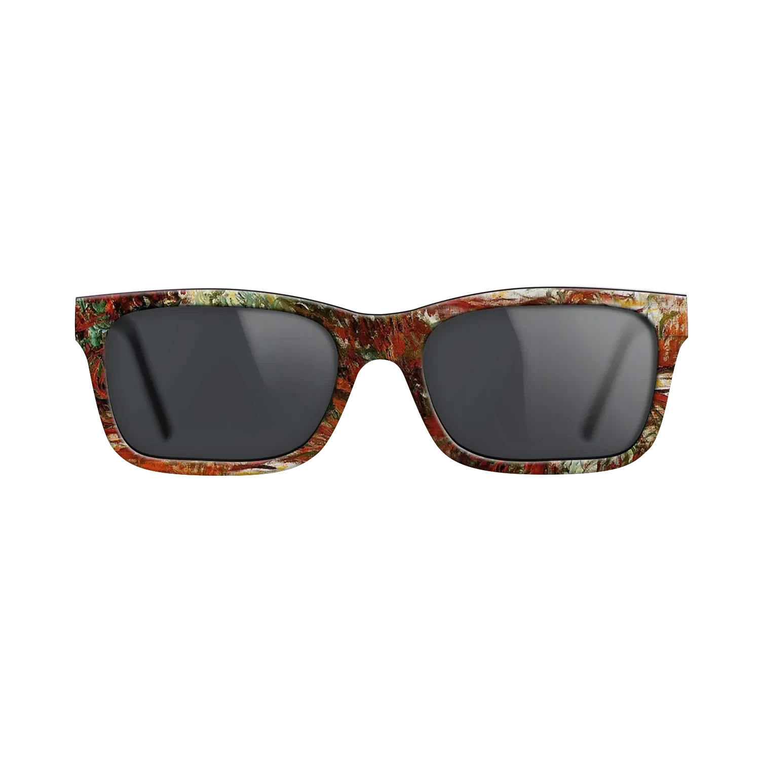 Oil Painting on Straight Grain Walnut: Rococo - Water Lily Pond, 1918 - 1919 - Claude Monet - The Sage - Rectangle - 1111 - SIRIS wood optic