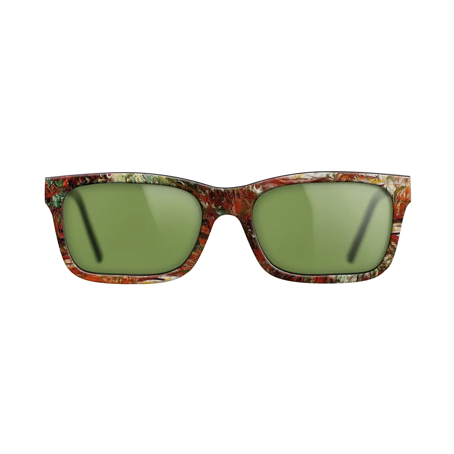 Oil Painting on Straight Grain Walnut: Rococo - Water Lily Pond, 1918 - 1919 - Claude Monet - The Sage - Rectangle - 1111 - SIRIS wood optic