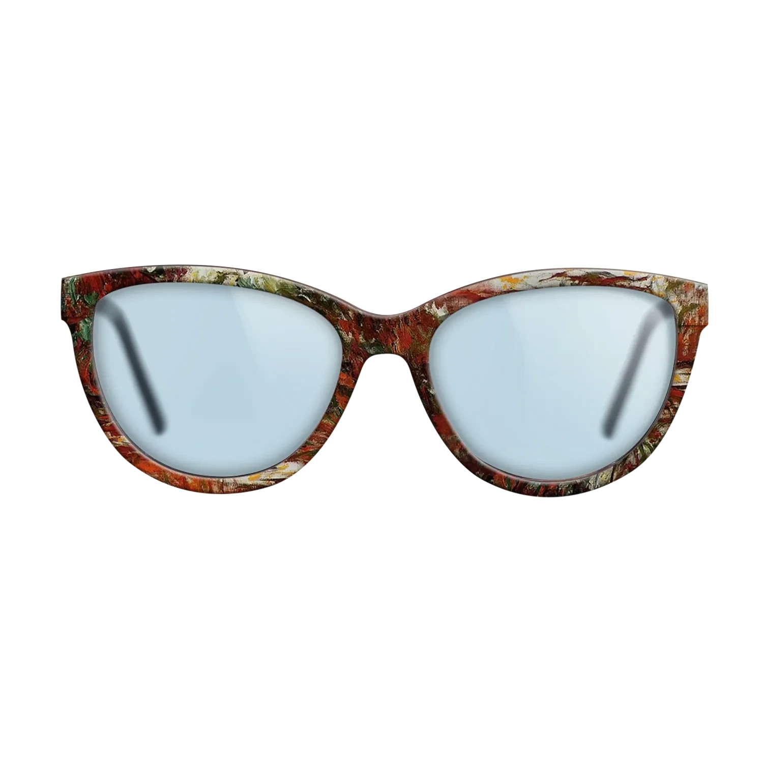 Oil Painting on Straight Grain Walnut: Rococo - Water Lily Pond, 1918 - 1919 - Claude Monet - The Maiden - Cat - 1111 - SIRIS wood optic