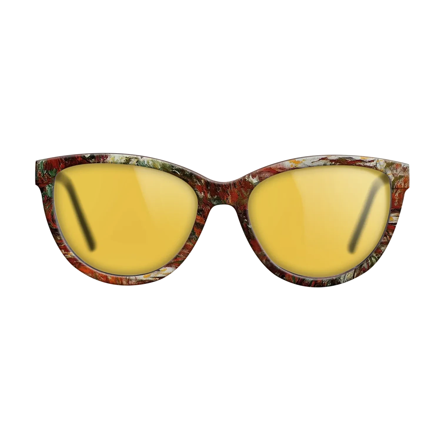 Oil Painting on Straight Grain Walnut: Rococo - Water Lily Pond, 1918 - 1919 - Claude Monet - The Maiden - Cat - 1111 - SIRIS wood optic