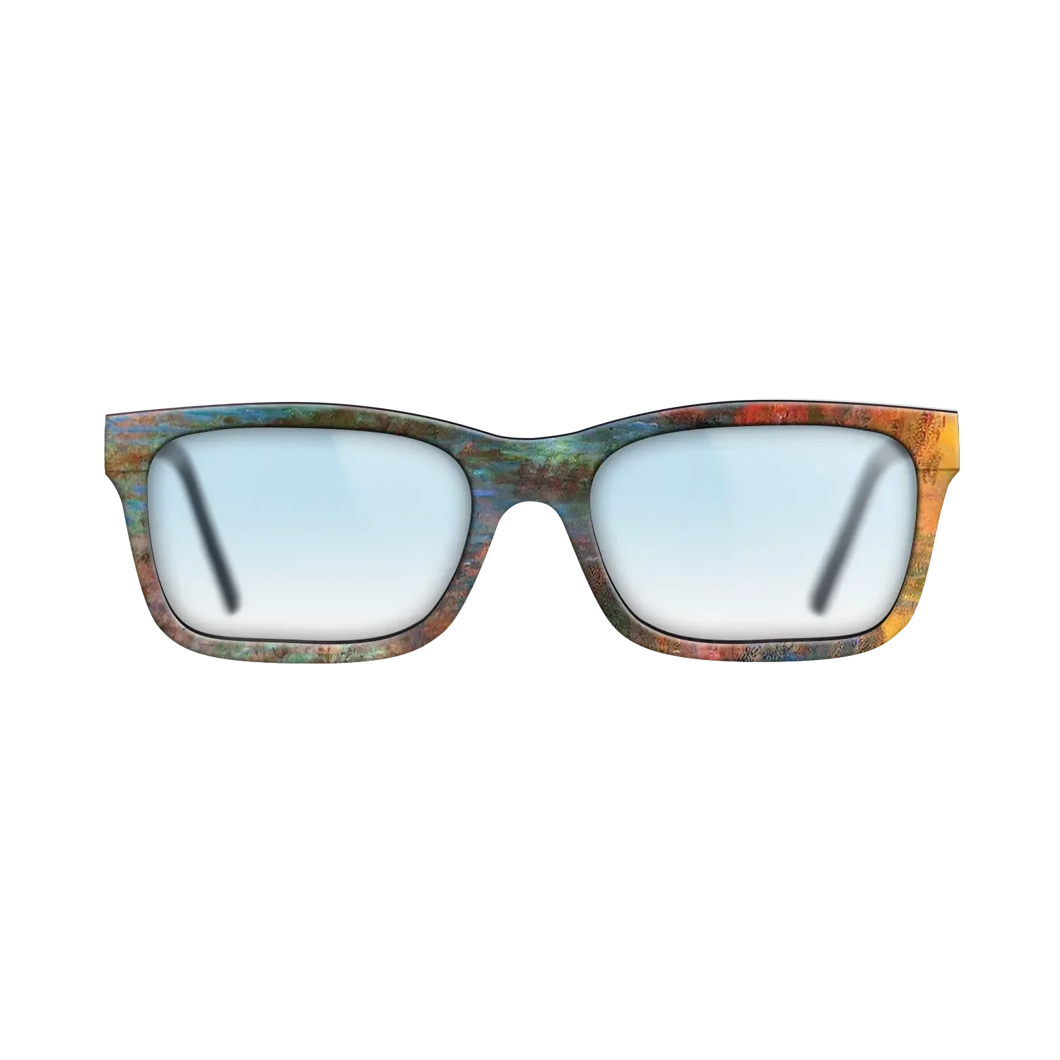 Oil Painting on Straight Grain Walnut: Rococo - Water Lily Pond, Evening (left panel), 1920 - 1926 - Claude Monet - The Sage - Rectangle - 1438 - SIRIS wood optic