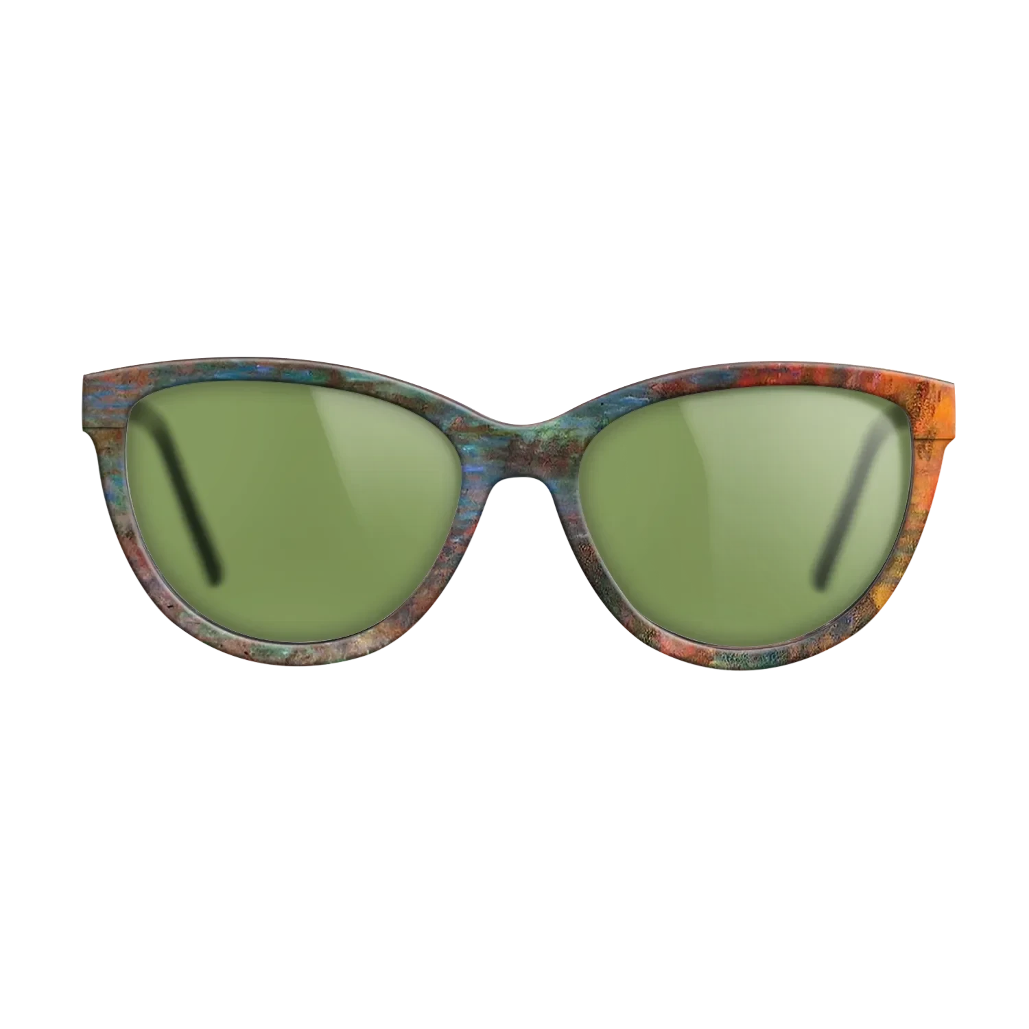 Oil Painting on Straight Grain Walnut: Rococo - Water Lily Pond, Evening (left panel), 1920 - 1926 - Claude Monet - The Maiden - Cat - 1438 - SIRIS wood optic