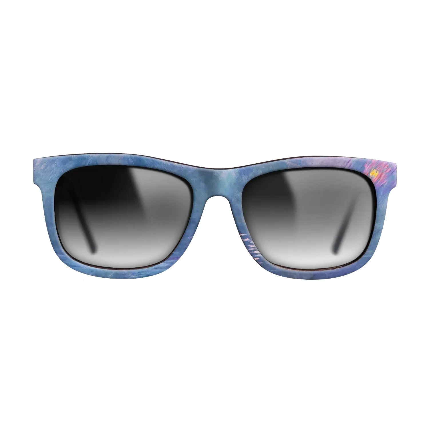 Oil Painting on Straight Grain Walnut: Rococo - Waterloo Bridge, 1899 - 1901 - Claude Monet - The Hero - Square - 1009 - SIRIS wood optic