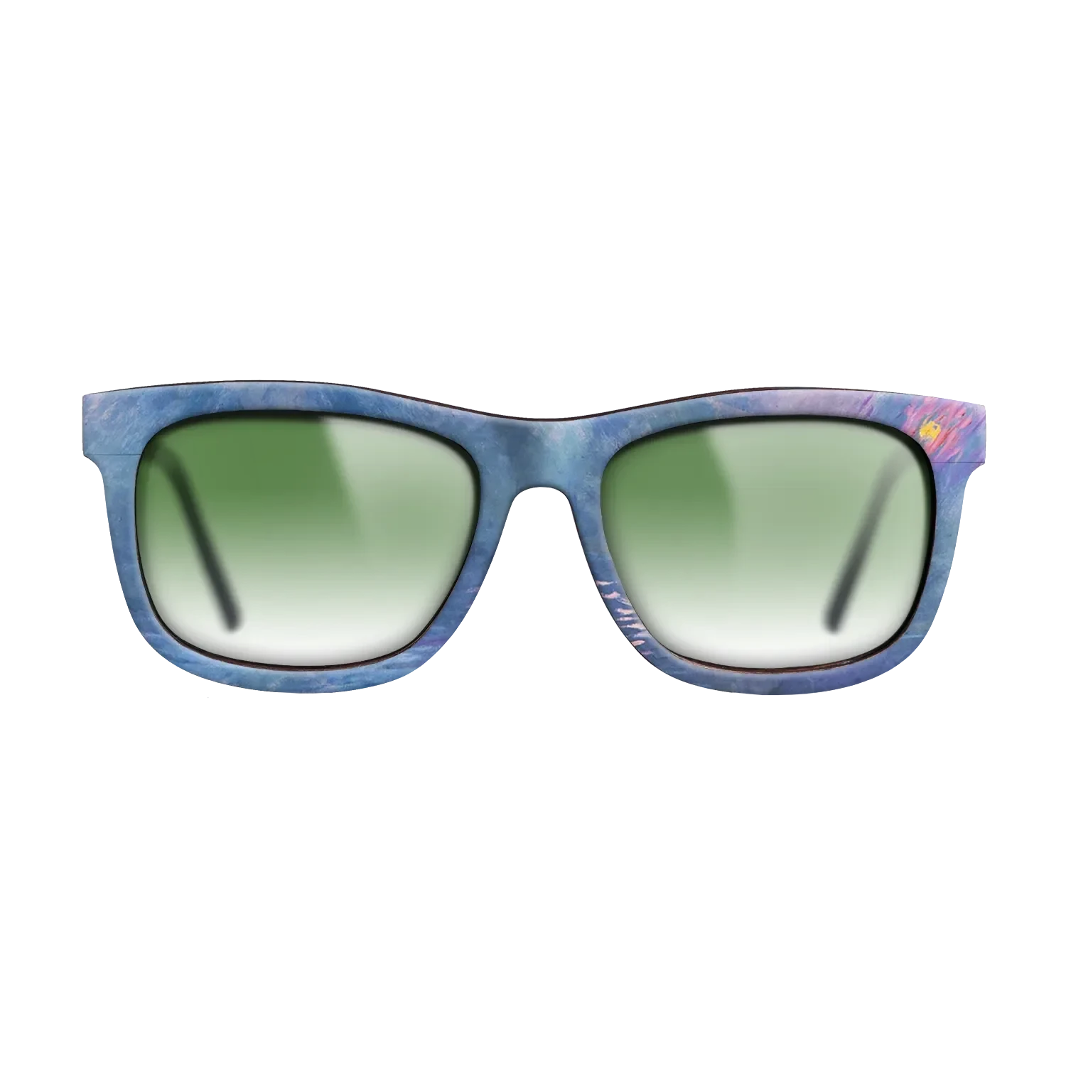 Oil Painting on Straight Grain Walnut: Rococo - Waterloo Bridge, 1899 - 1901 - Claude Monet - The Hero - Square - 1009 - SIRIS wood optic