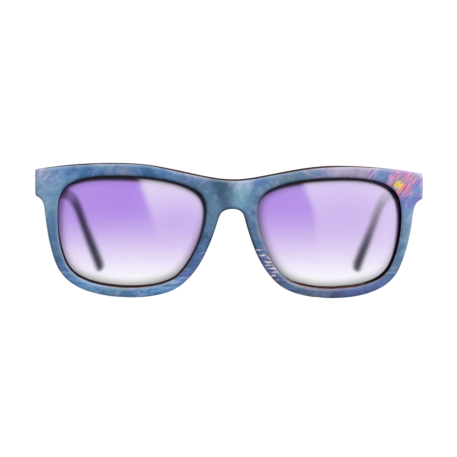 Oil Painting on Straight Grain Walnut: Rococo - Waterloo Bridge, 1899 - 1901 - Claude Monet - The Hero - Square - 1009 - SIRIS wood optic