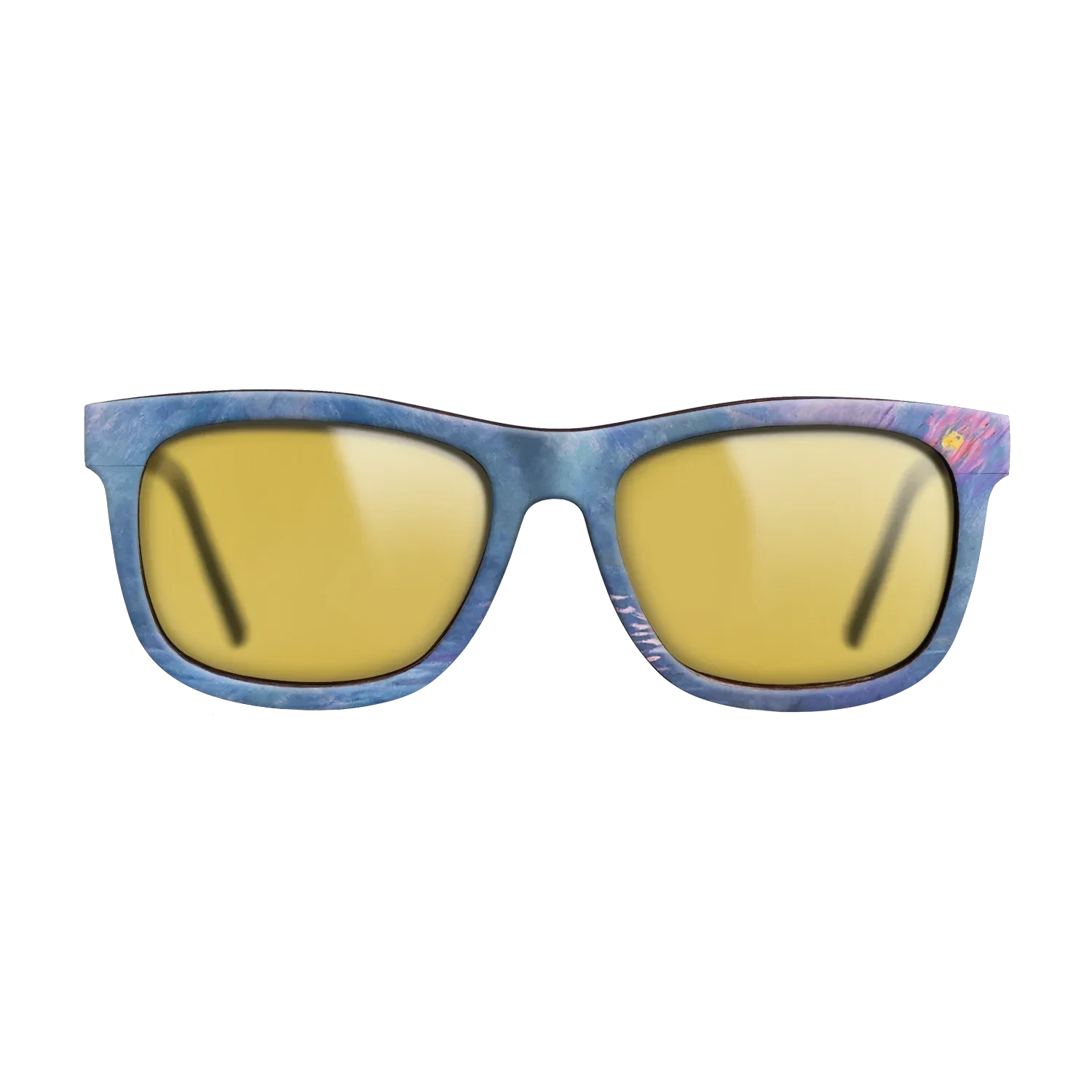 Oil Painting on Straight Grain Walnut: Rococo - Waterloo Bridge, 1899 - 1901 - Claude Monet - The Hero - Square - 1009 - SIRIS wood optic