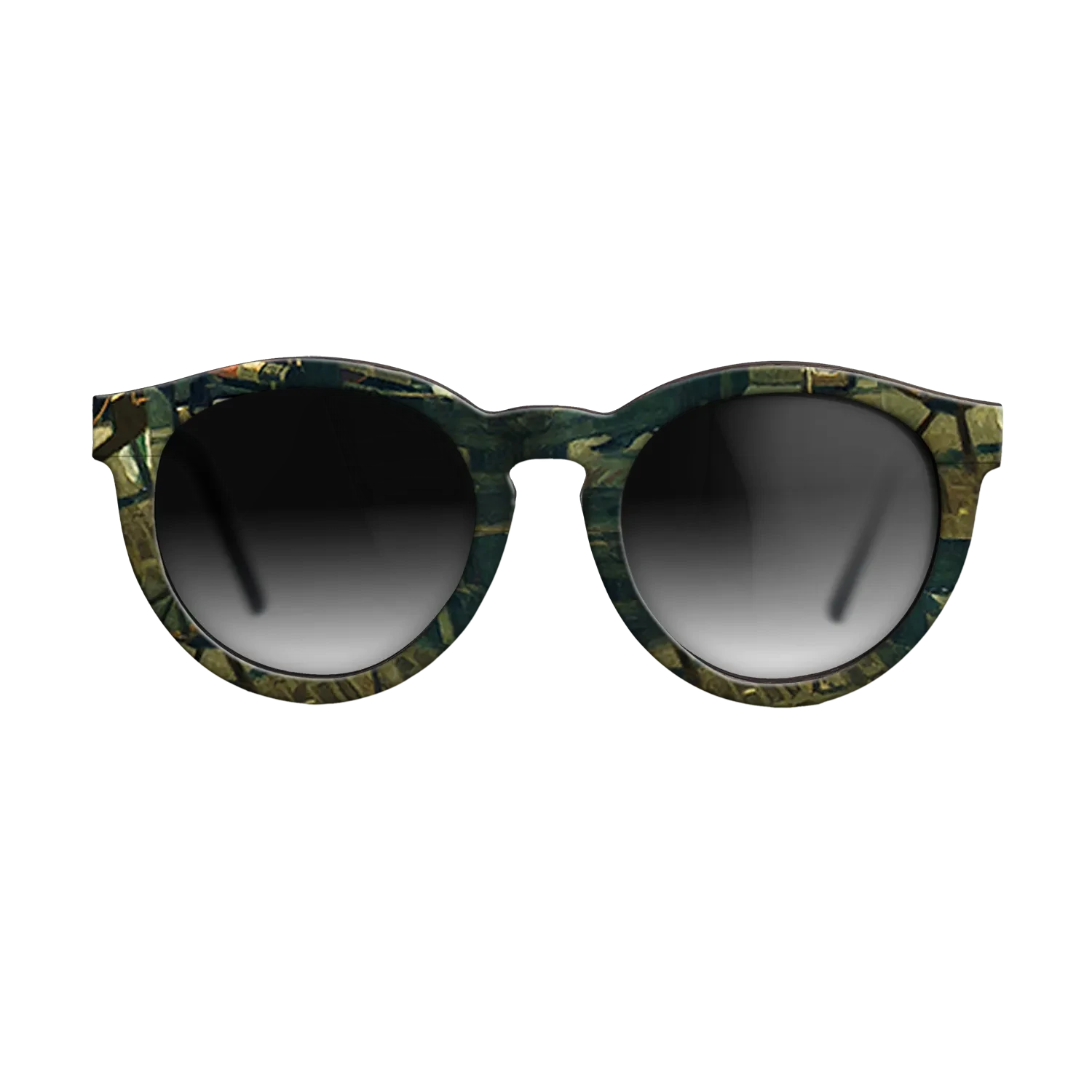 Oil Painting on Straight Grain Walnut: Rococo - Weaver, 1884 - Vincent van Gogh - The Rebel - Round - 1449 - SIRIS wood optic