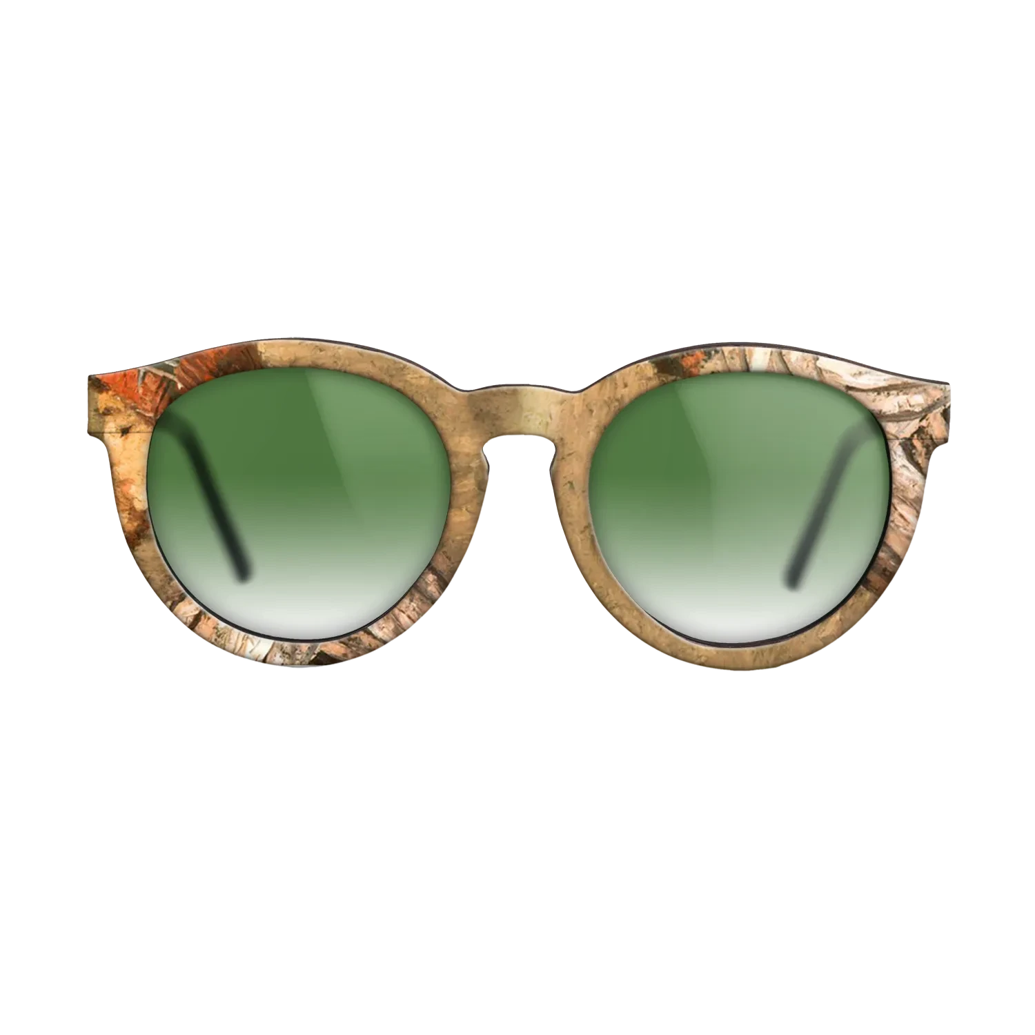 Oil Painting on Straight Grain Walnut: Rococo - Woman Worker, 1893 - Stefan Luchian - The Rebel - Round - 1781 - SIRIS wood optic